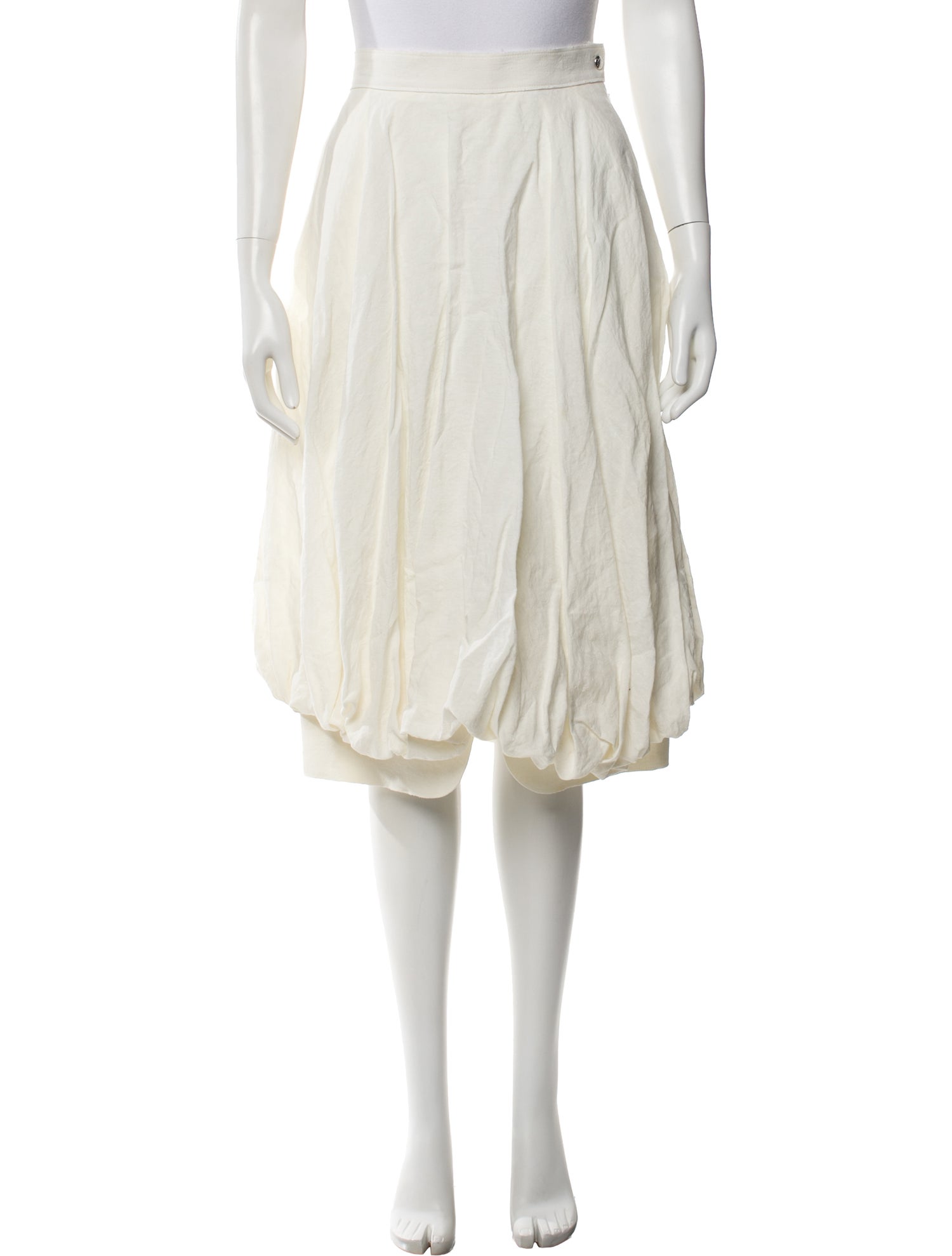 Loewe Linen Knee-Length Skirt