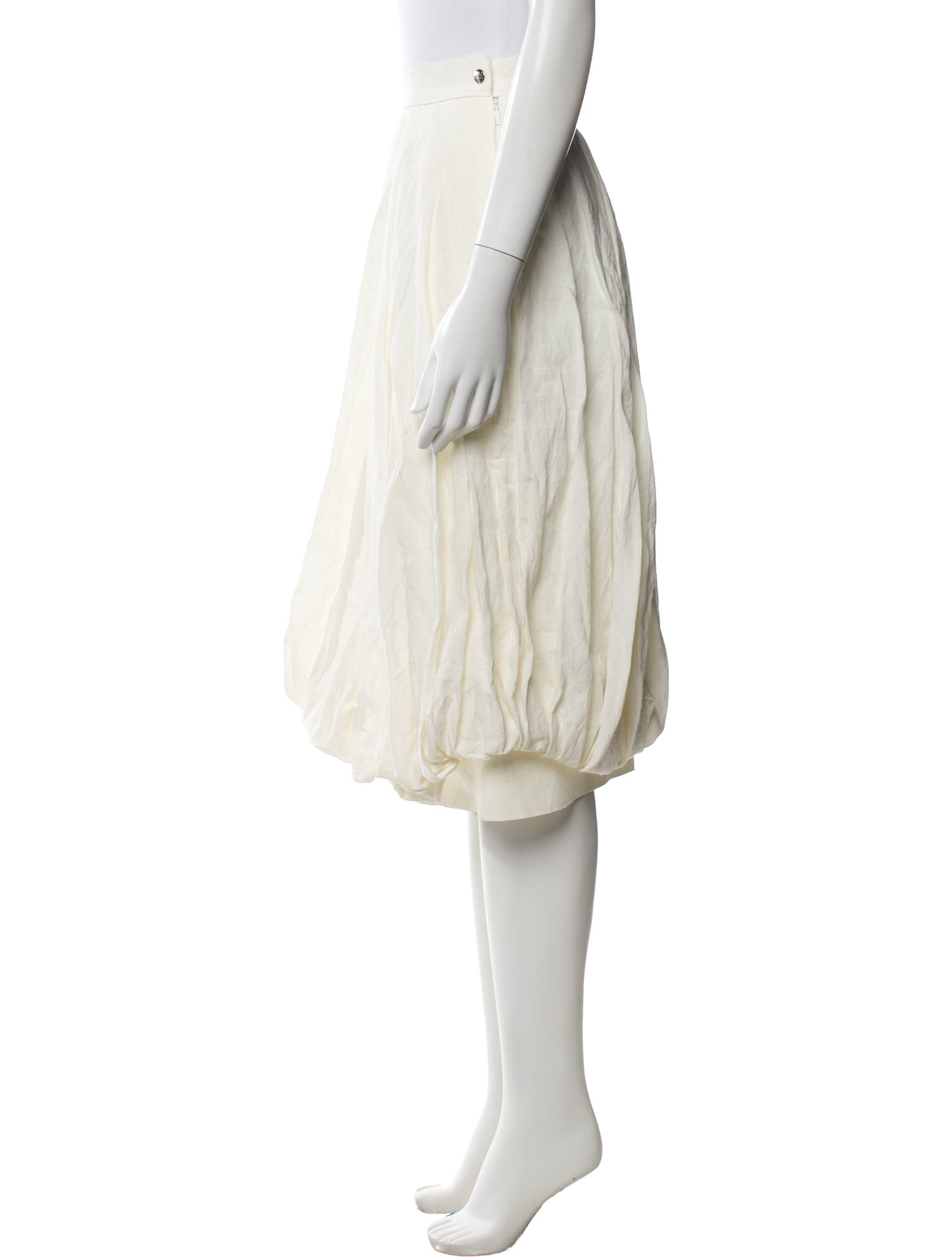 Loewe Linen Knee-Length Skirt