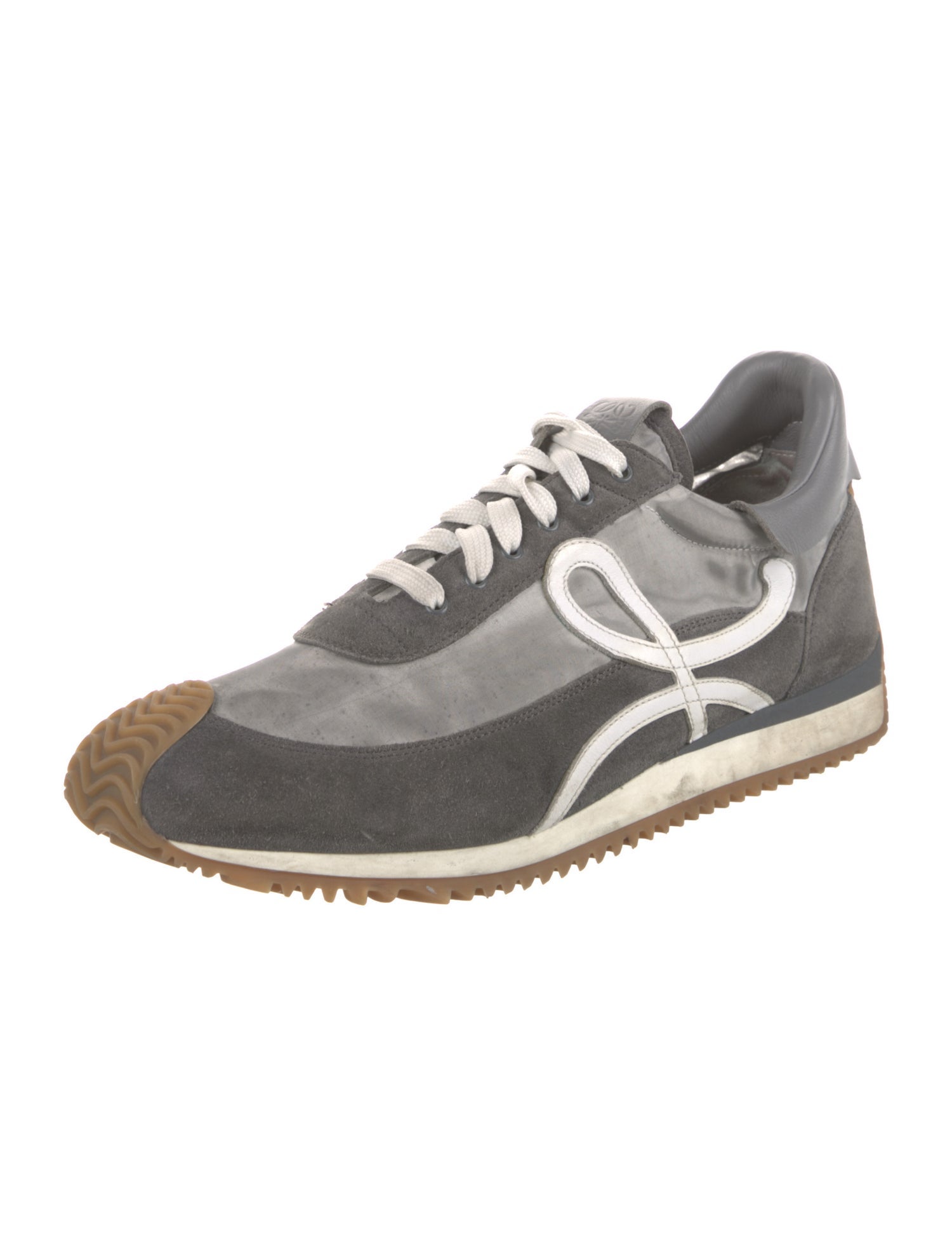 Loewe Suede Printed Sneakers