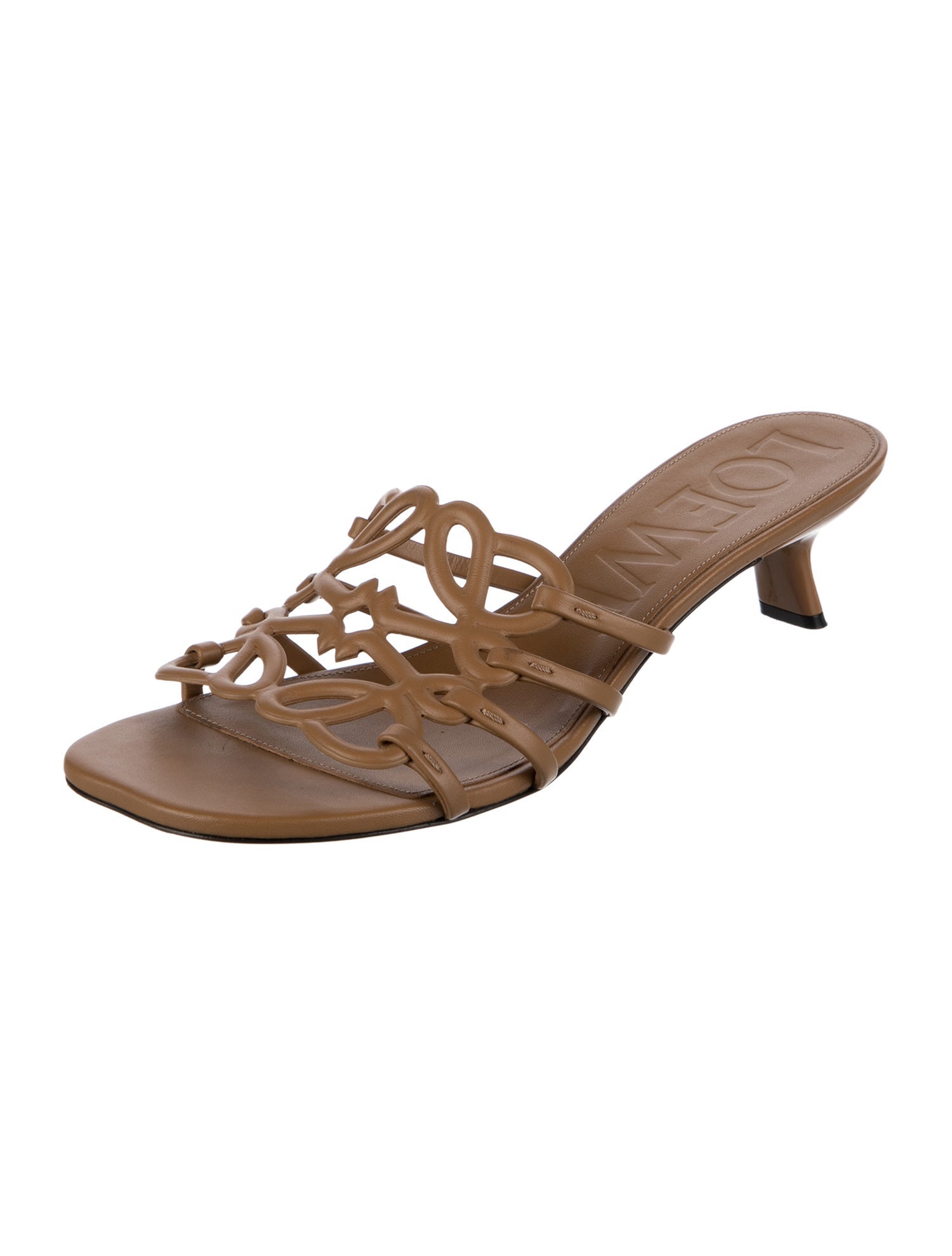 Loewe Leather Slides