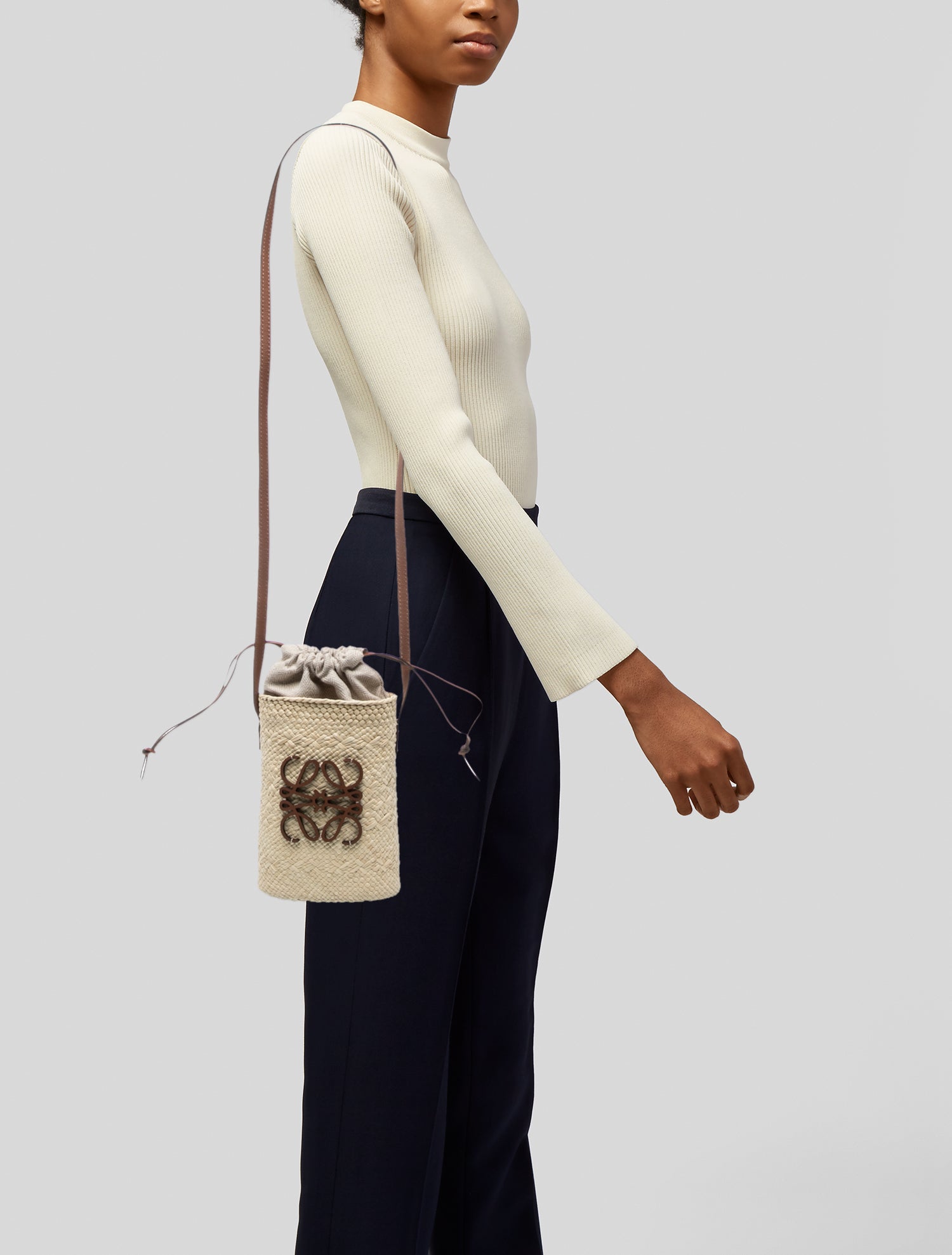 Loewe Raffia Shoulder Bag