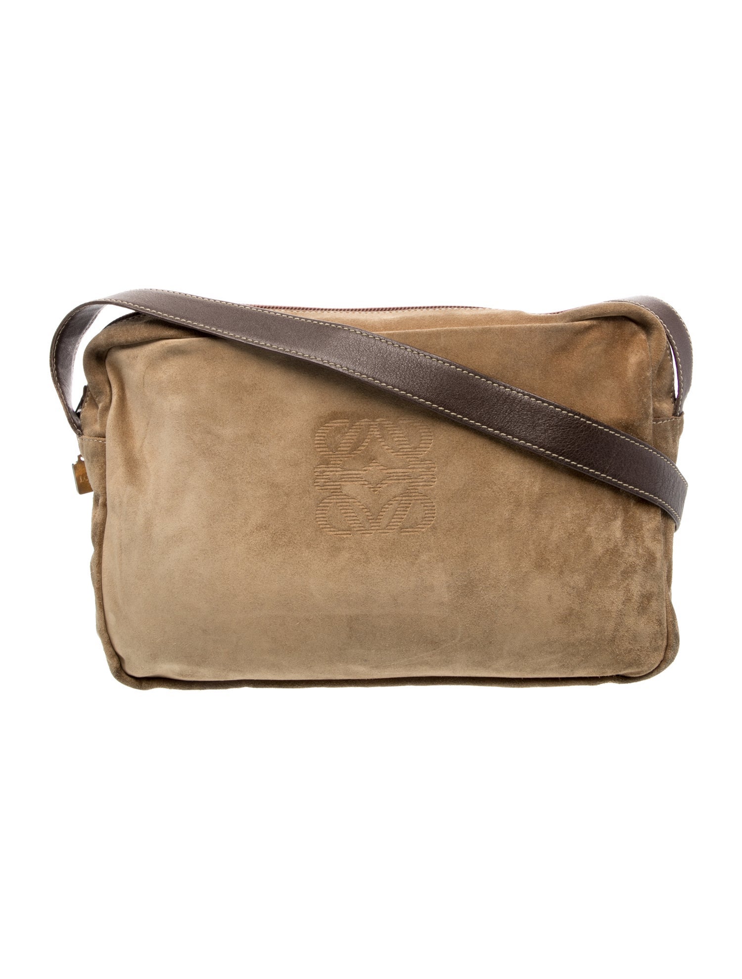 Loewe Suede Messenger Bag Vintage