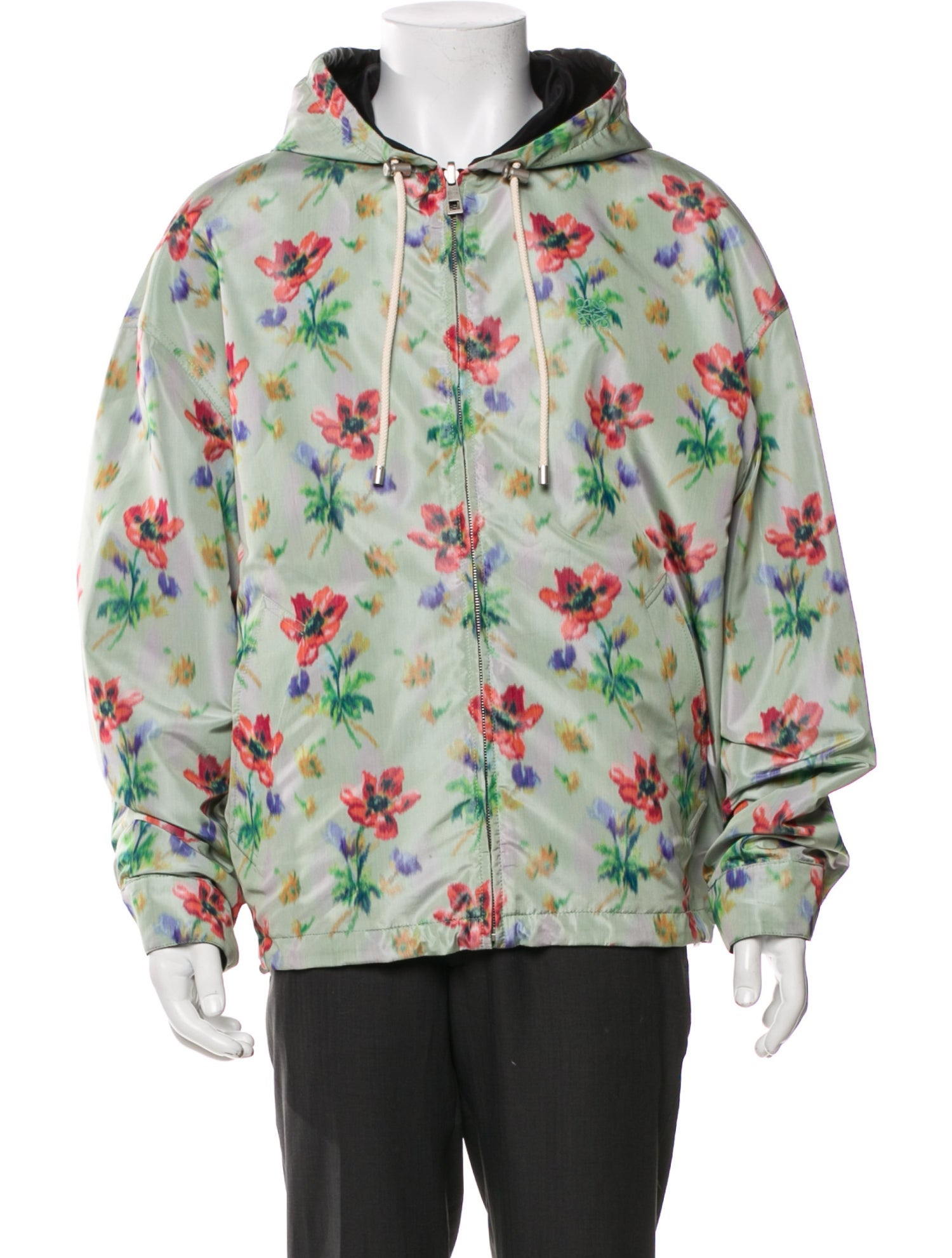 Loewe Reversible Floral Print Windbreaker