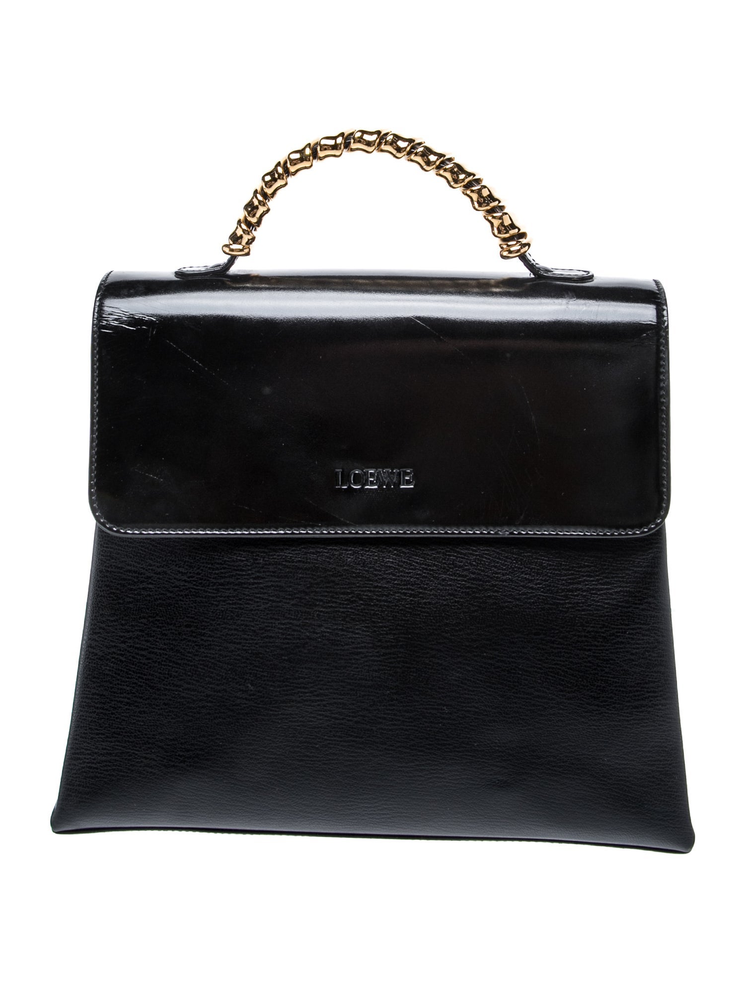 Loewe Leather Top Handle Bag
