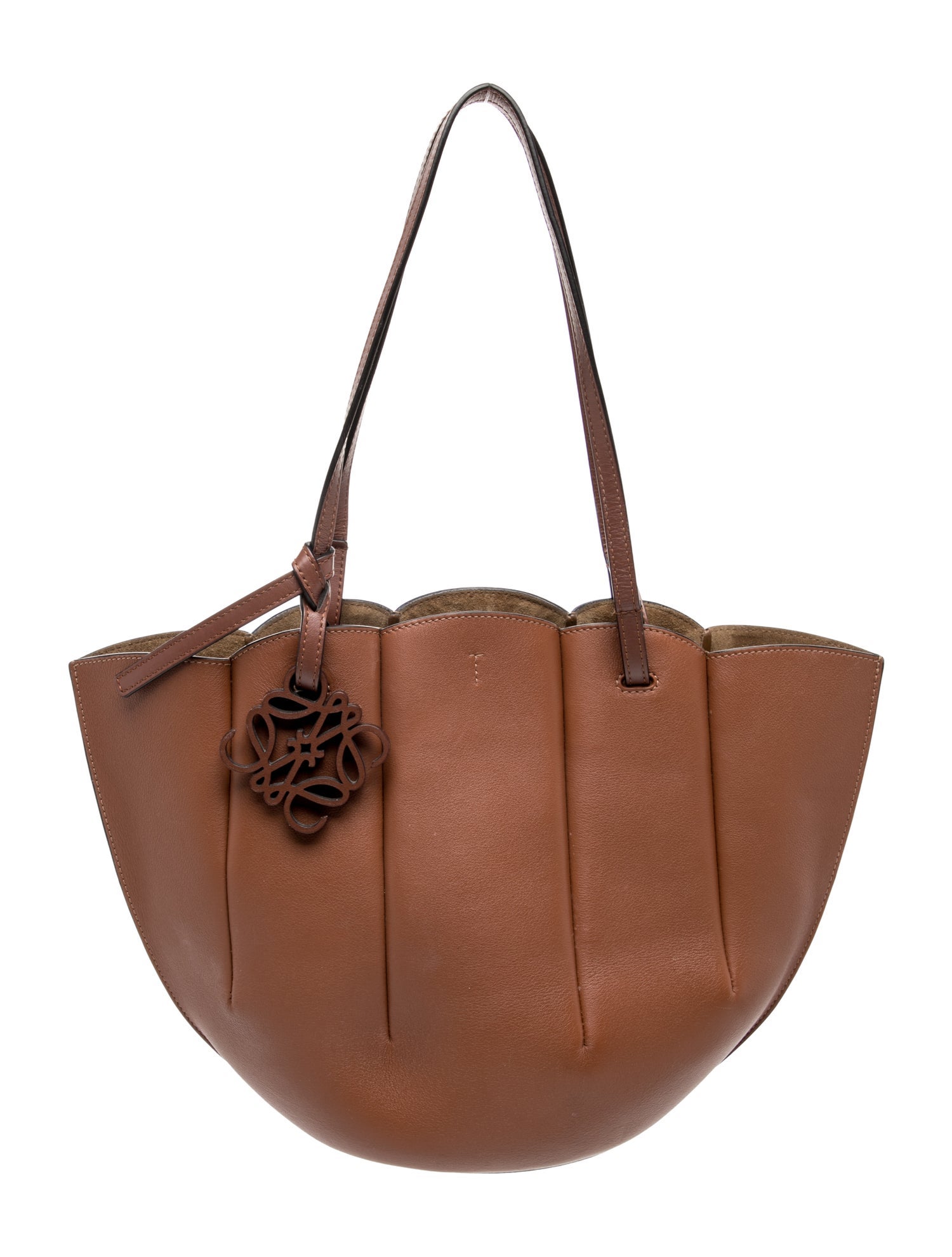 Loewe Leather Shell Tote Bag Small