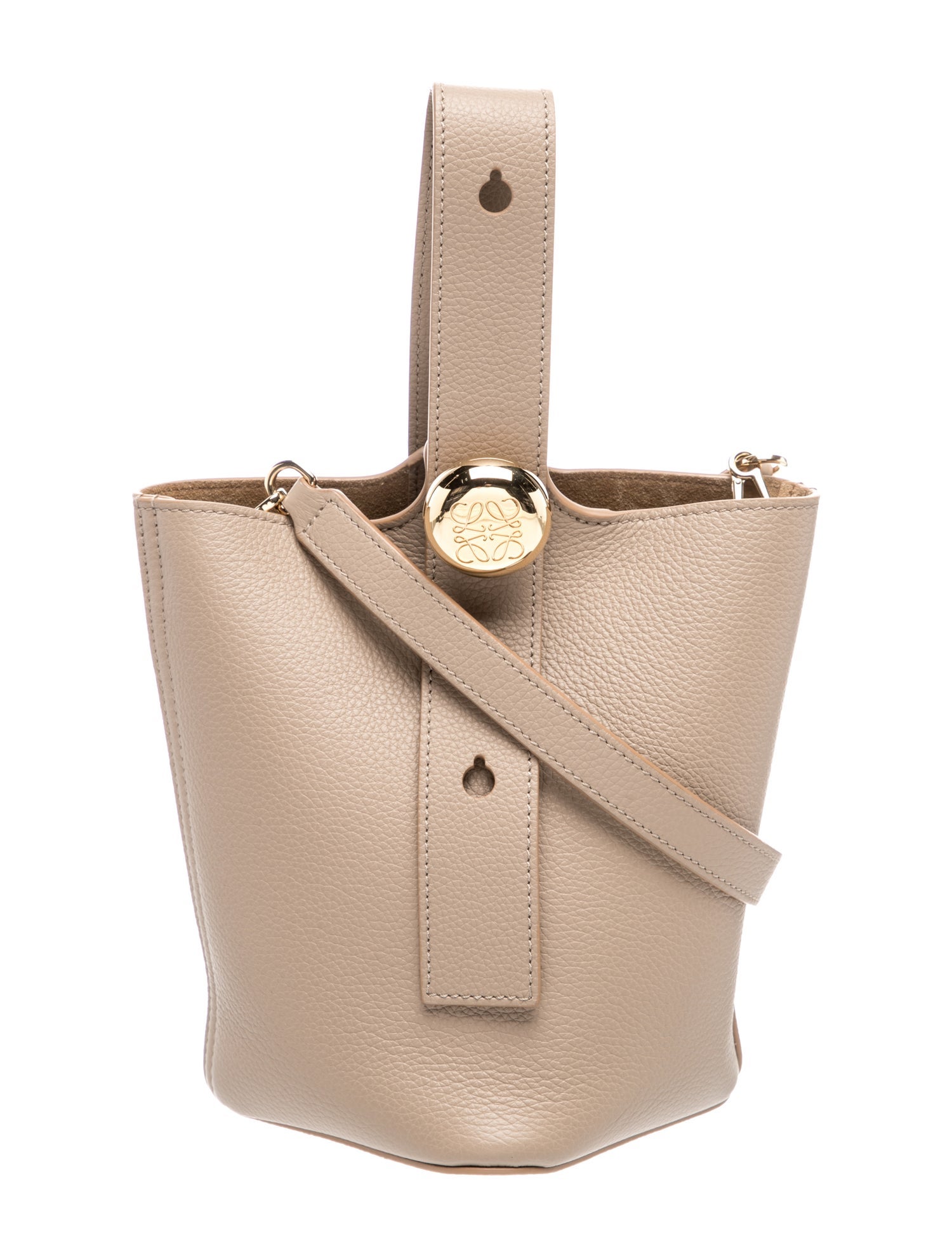 Loewe Leather Bucket Bag Mini 2024