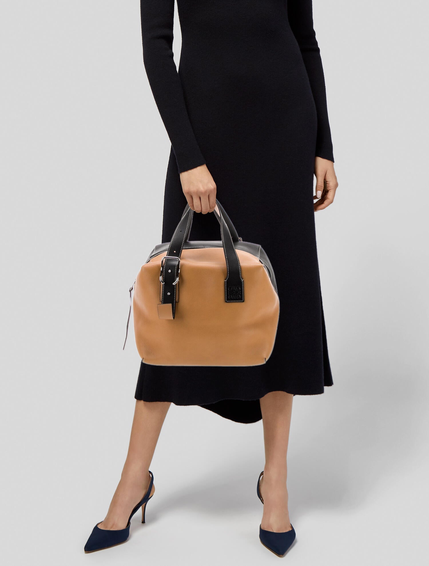 Loewe Leather Top Handle Bag