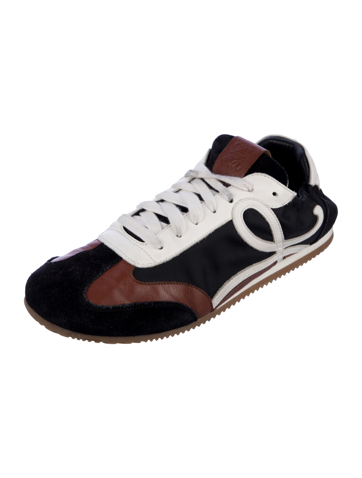 Loewe Suede Printed Sneakers