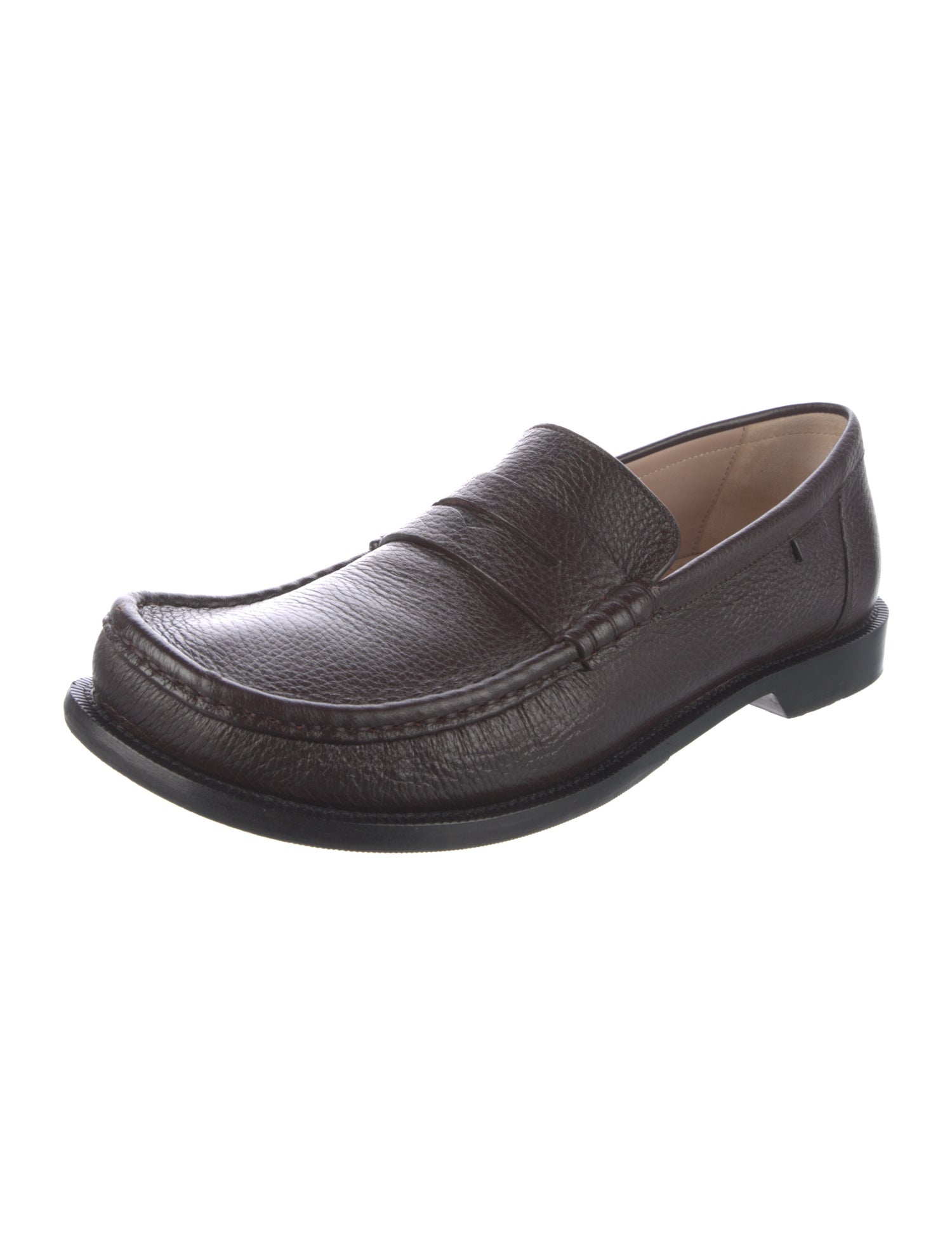 Loewe Leather Dress Loafers