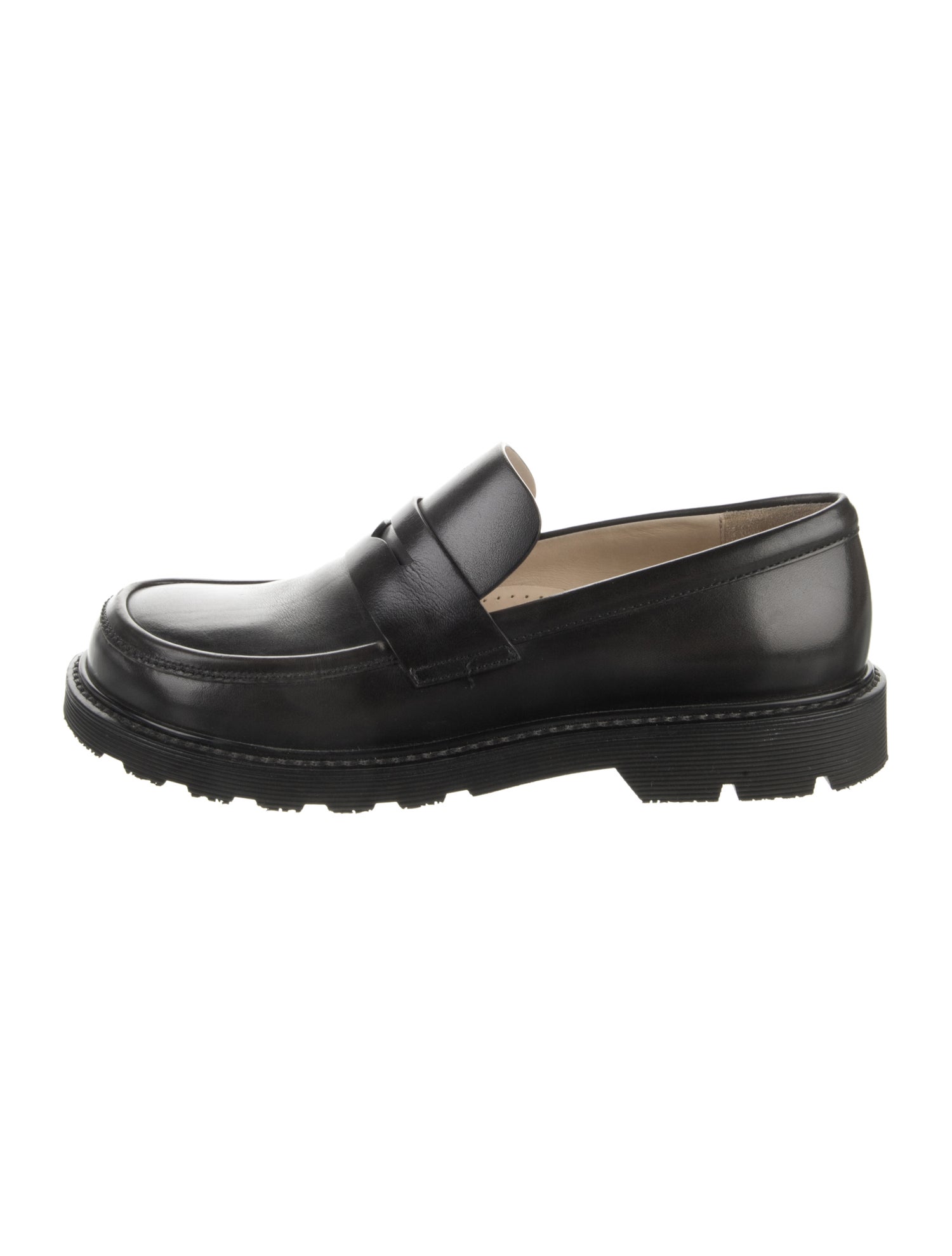 Loewe Leather Leather Trim Embellishment Loafers