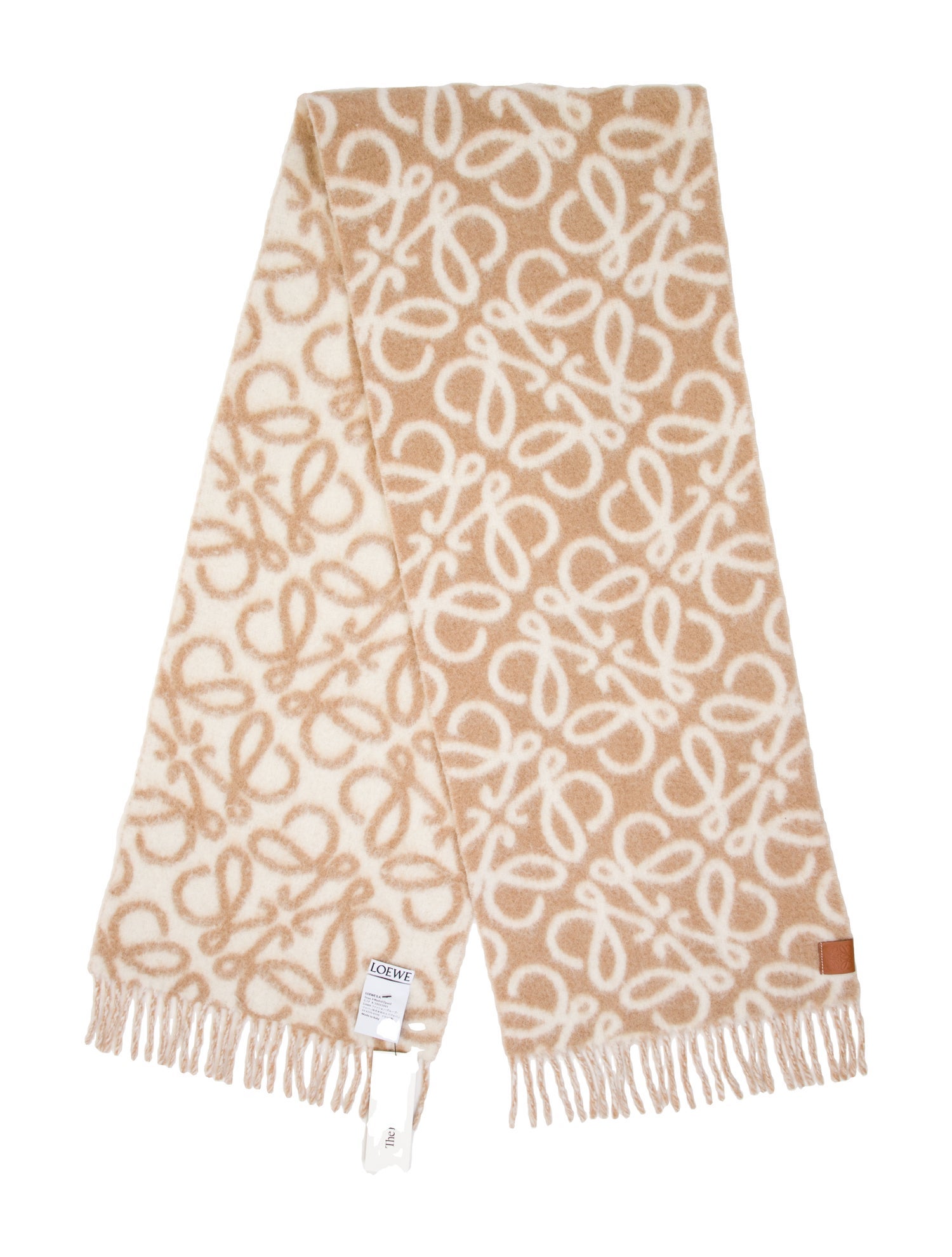 Loewe Alpaca Printed Scarf