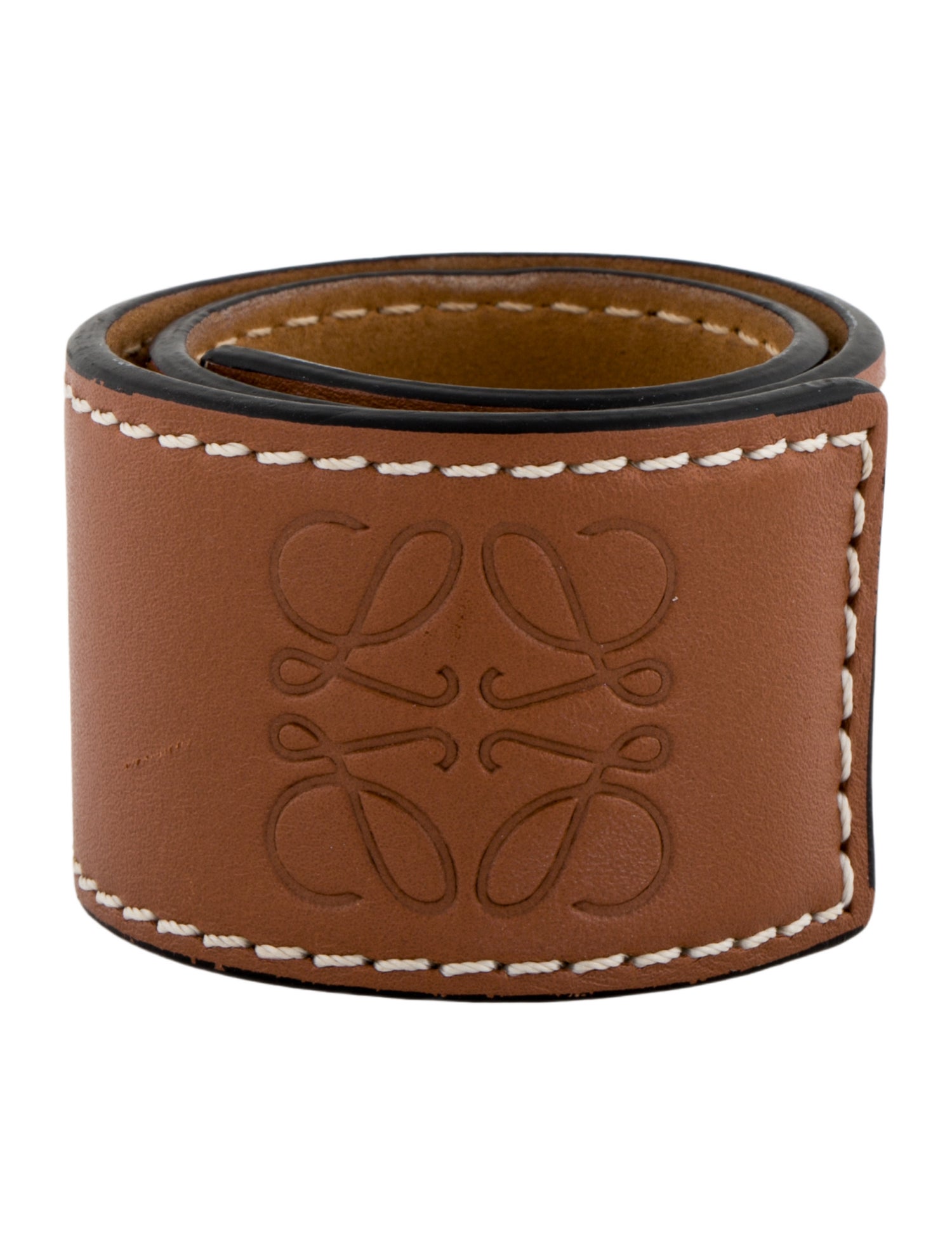 Loewe Calfskin Slap Wrap Bracelet