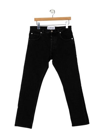 Pre-owned Loewe Skinny Jeans In Black