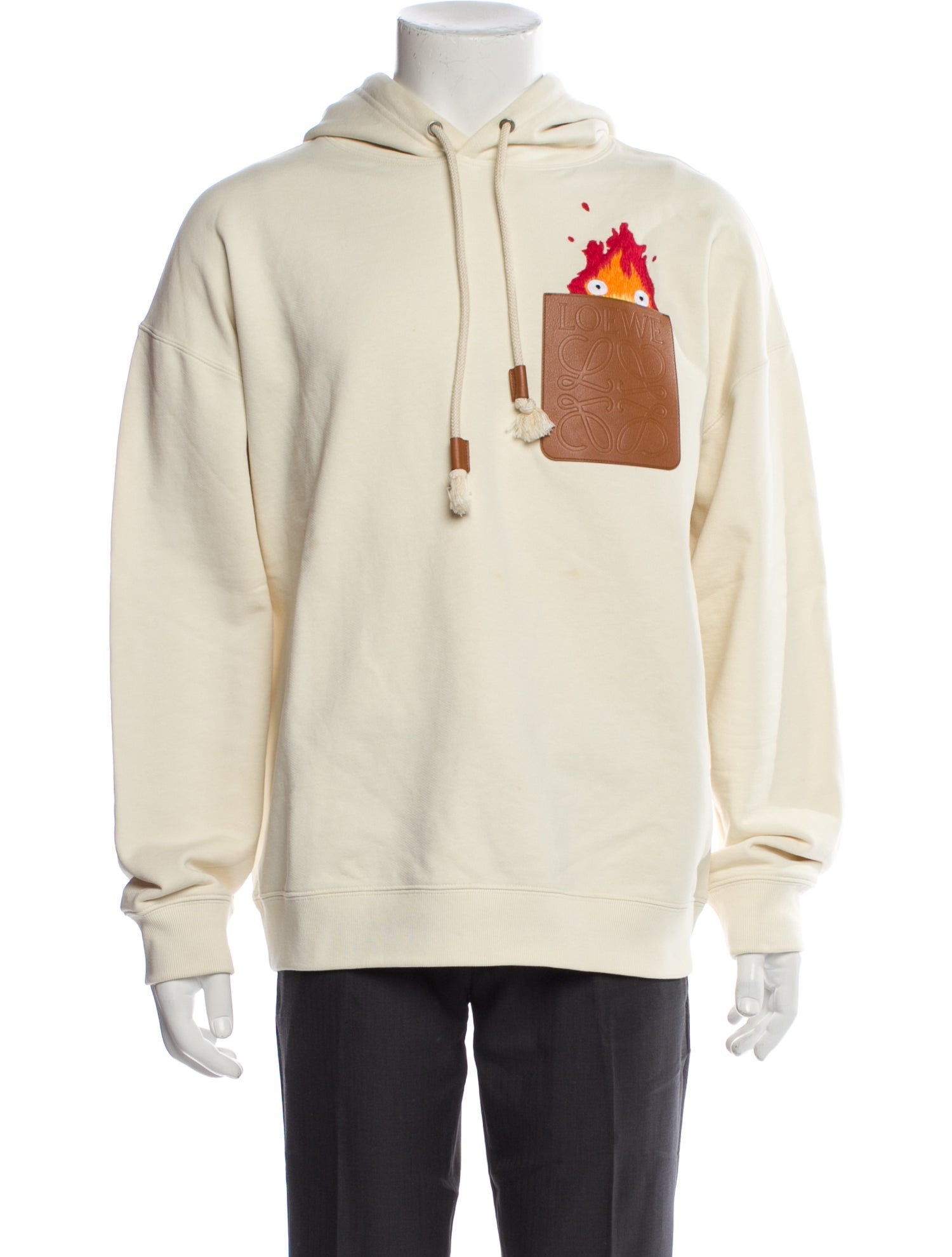 LOEWE x Studio Ghibli 2023 Howl's Moving Castle Calcifer Hoodie