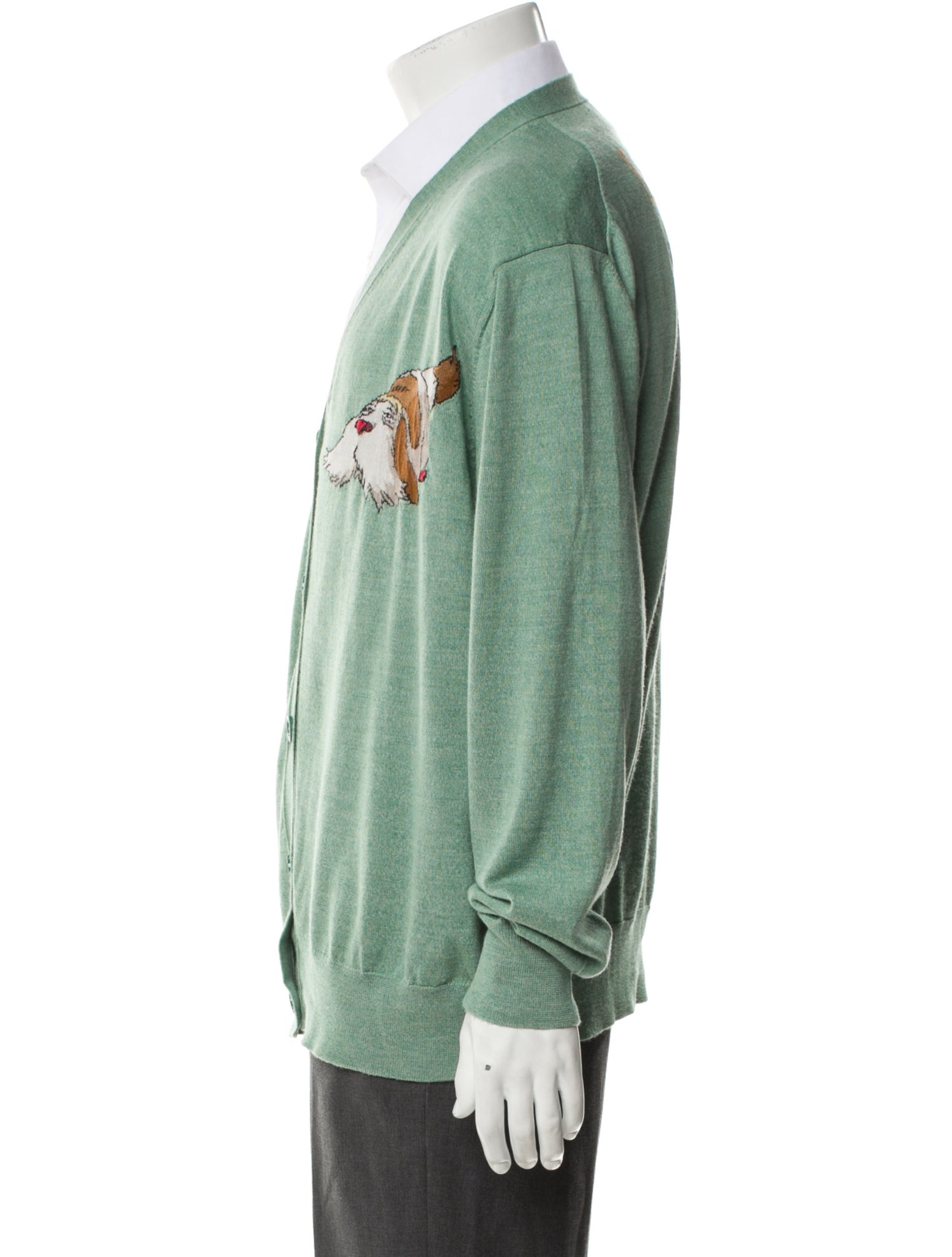 LOEWE x Studio Ghibli Wool Graphic Print Cardigan