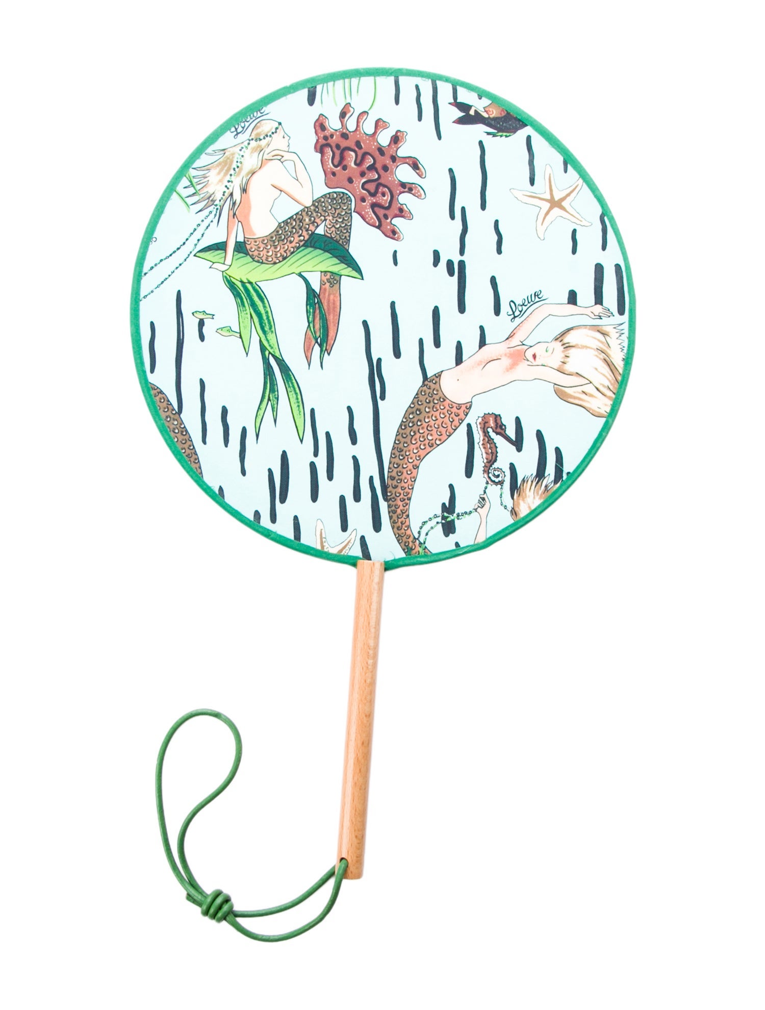 Loewe 2018 Mermaid Printed Fan