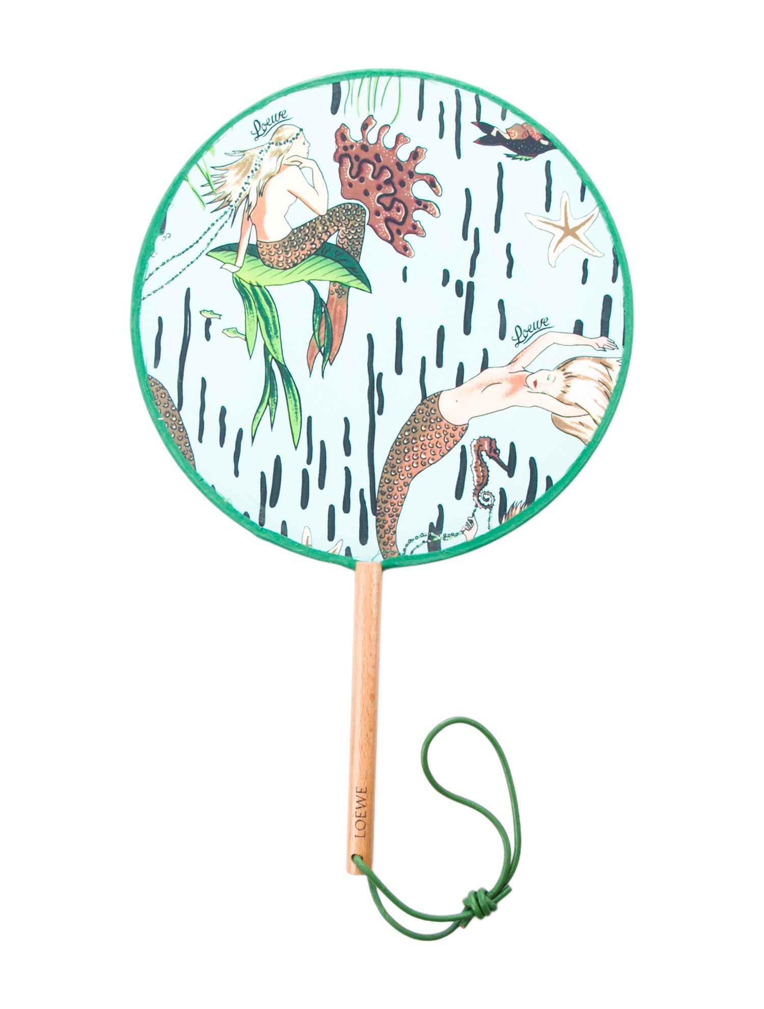 Loewe 2018 Mermaid Printed Fan
