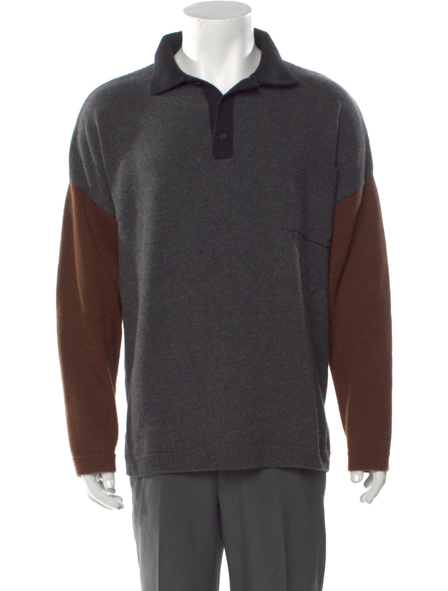 Loewe Wool Collar Polo Sweater