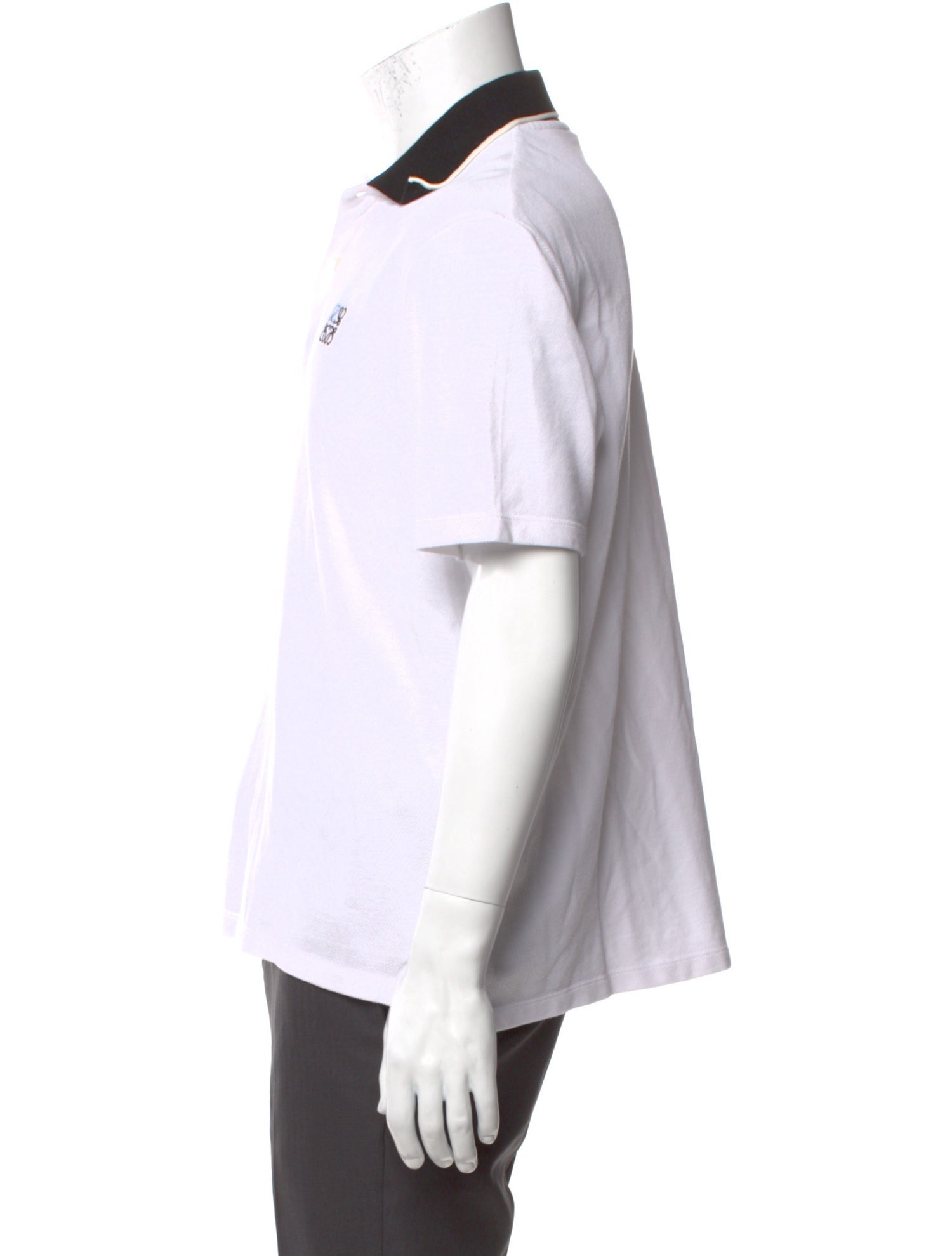 Loewe V-Neck Short Sleeve Polo Shirt