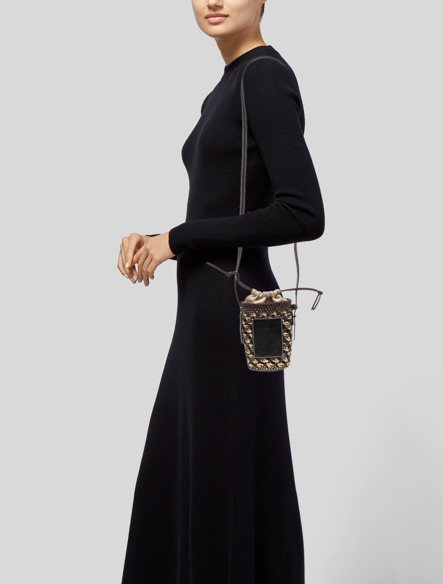 Loewe Raffia Bucket Bag