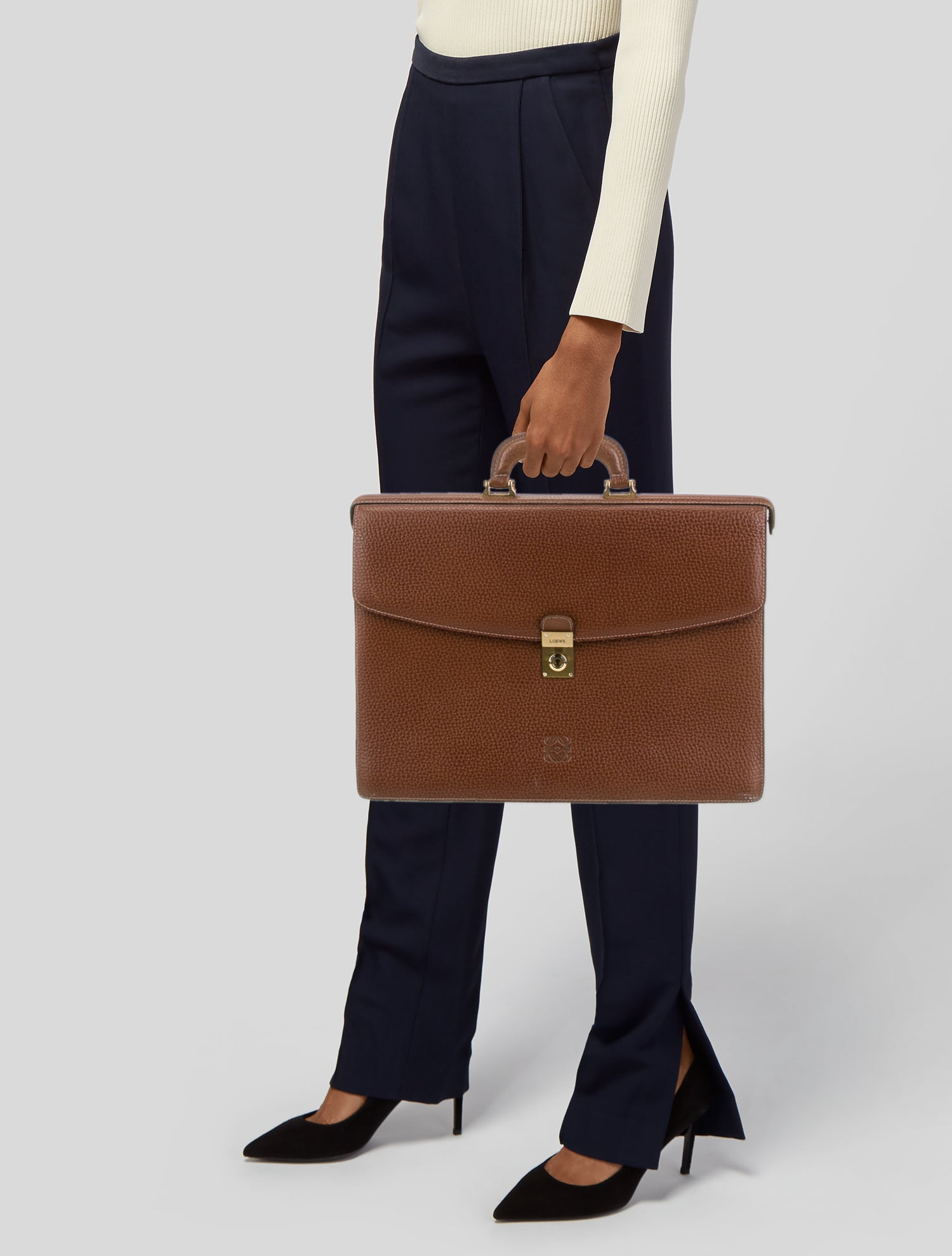 Loewe Leather Briefcase
