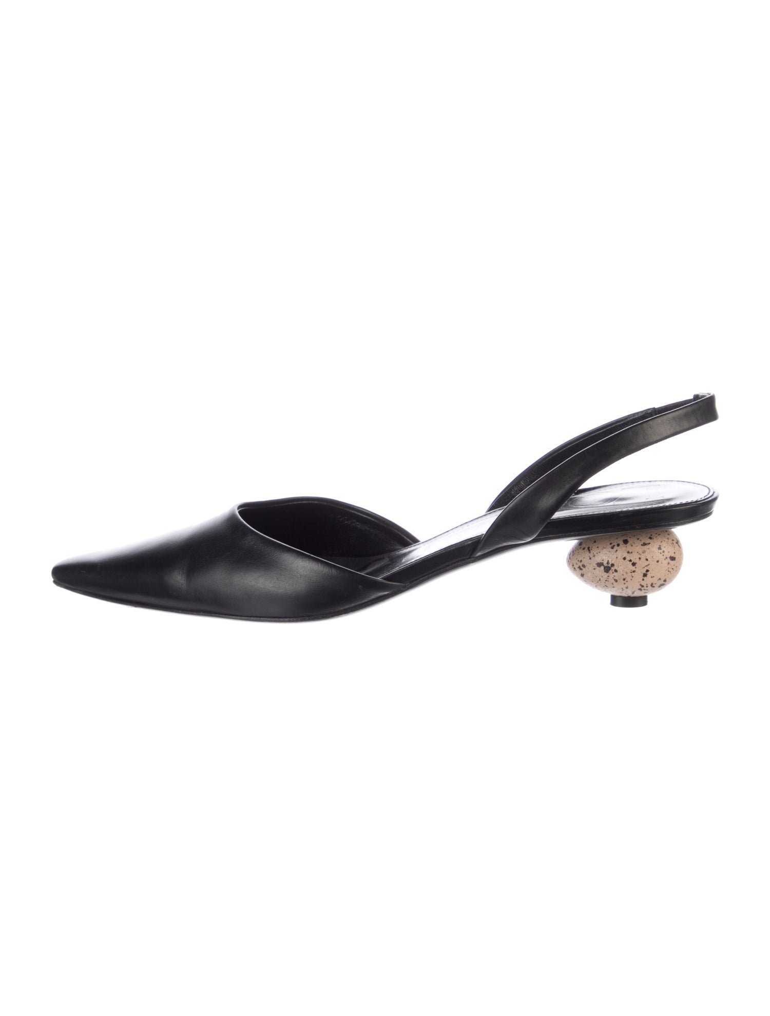 Loewe Leather Slingback Pumps