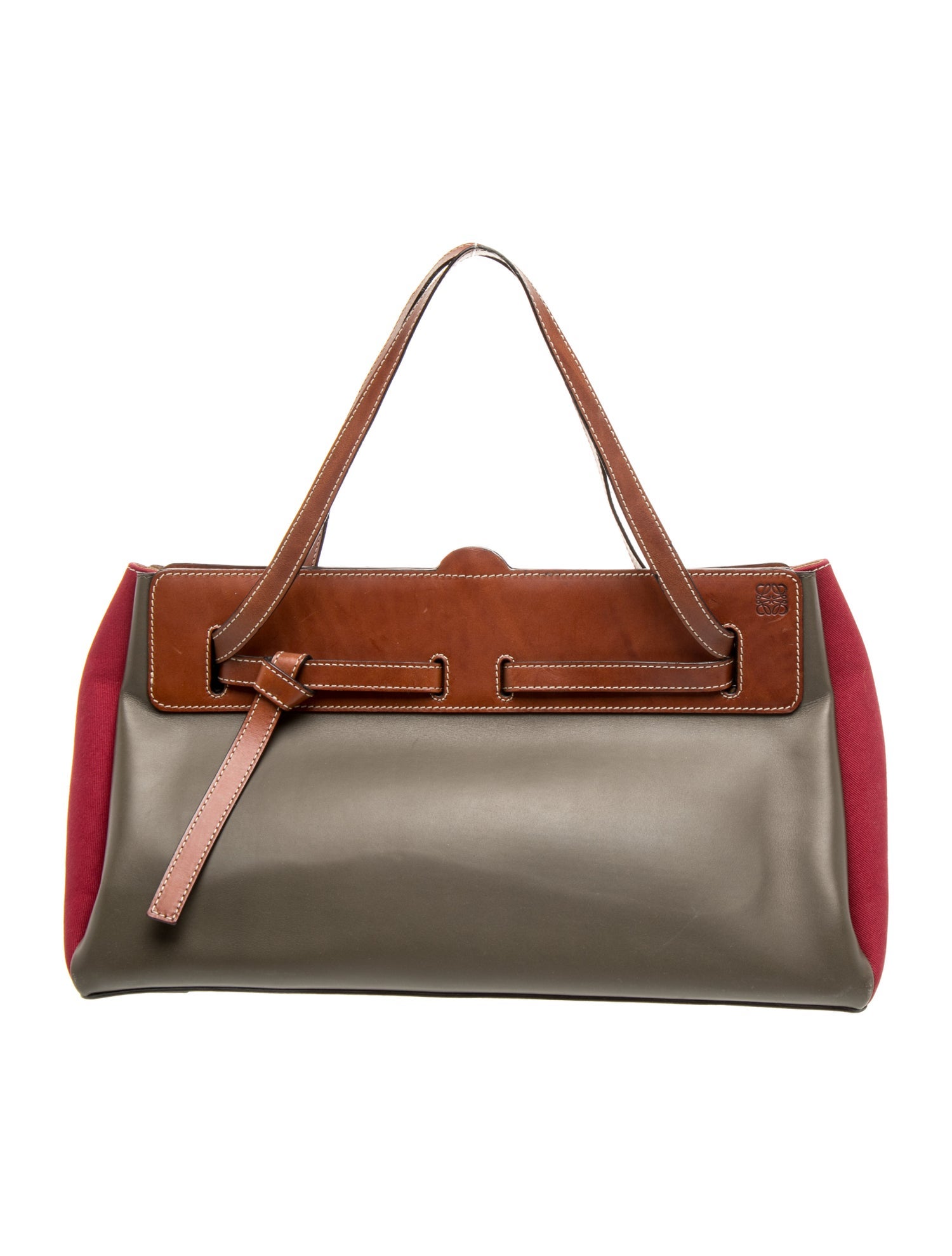 Loewe Leather Lazo Tote