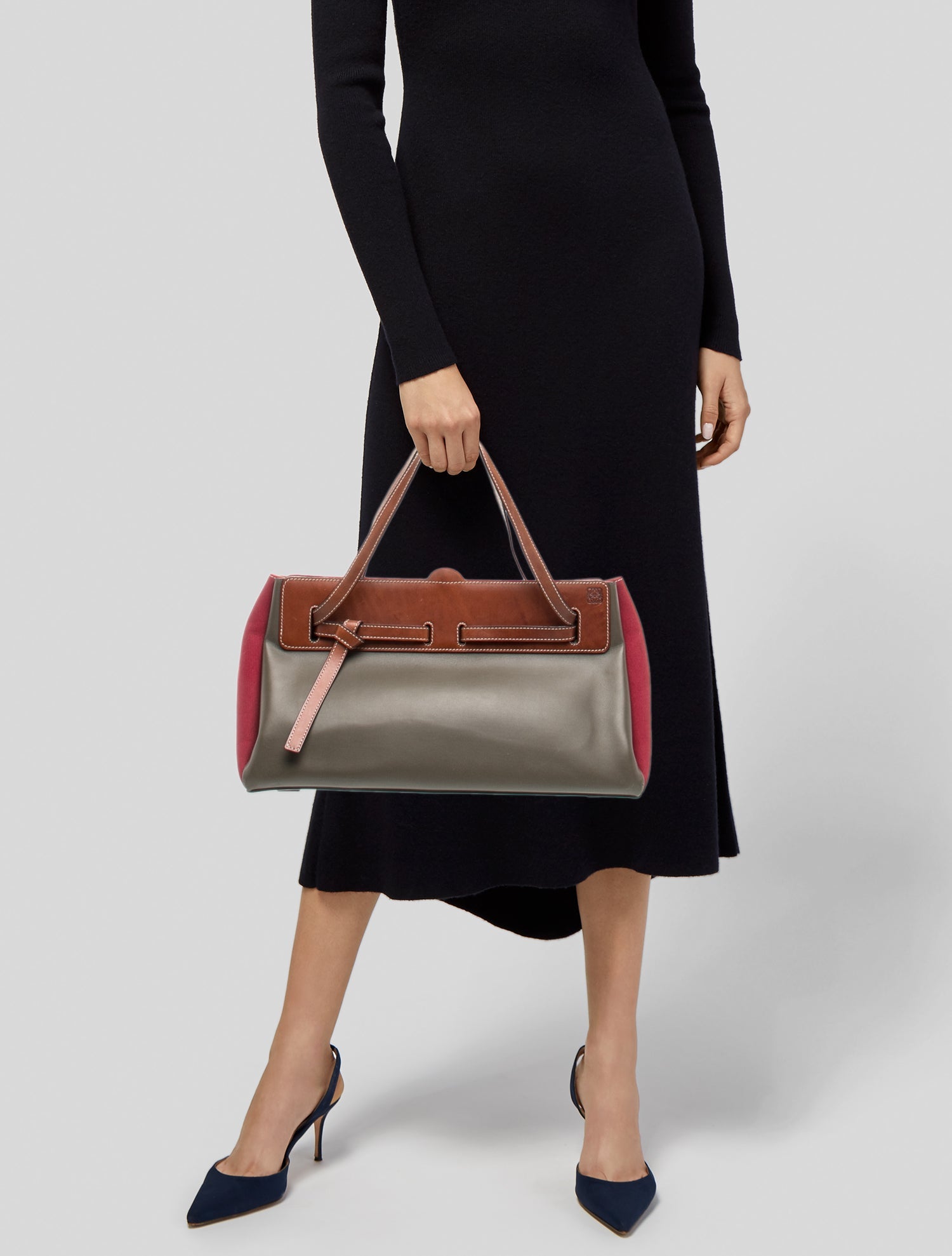 Loewe Leather Lazo Tote