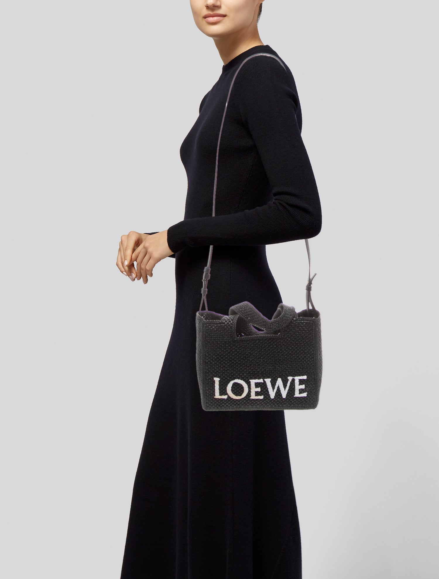 Loewe Paula's Ibiza Raffia Top Handle Bag Mini 2023