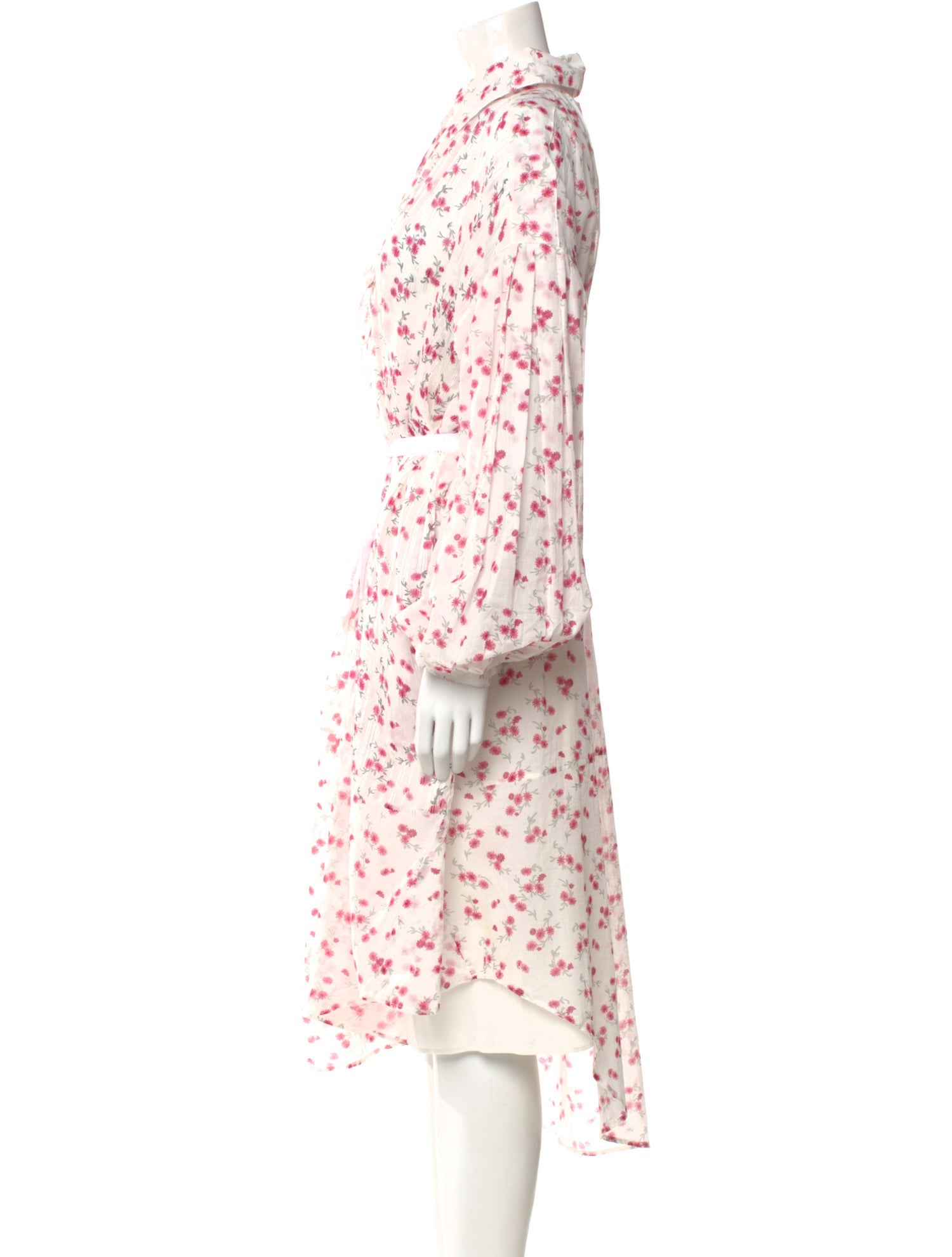 Loewe Floral Print Midi Length Dress