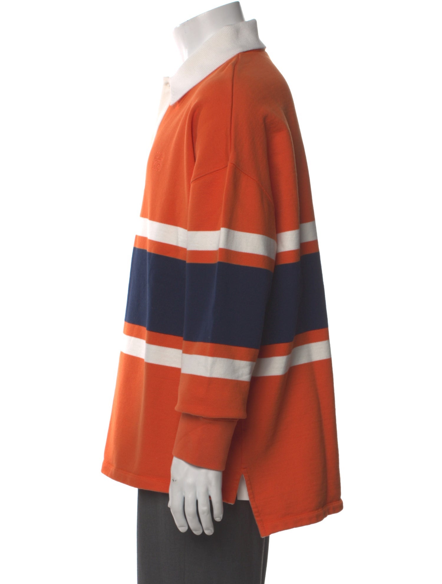 Loewe Colorblock Pattern Collar Polo Shirt w/ Tags