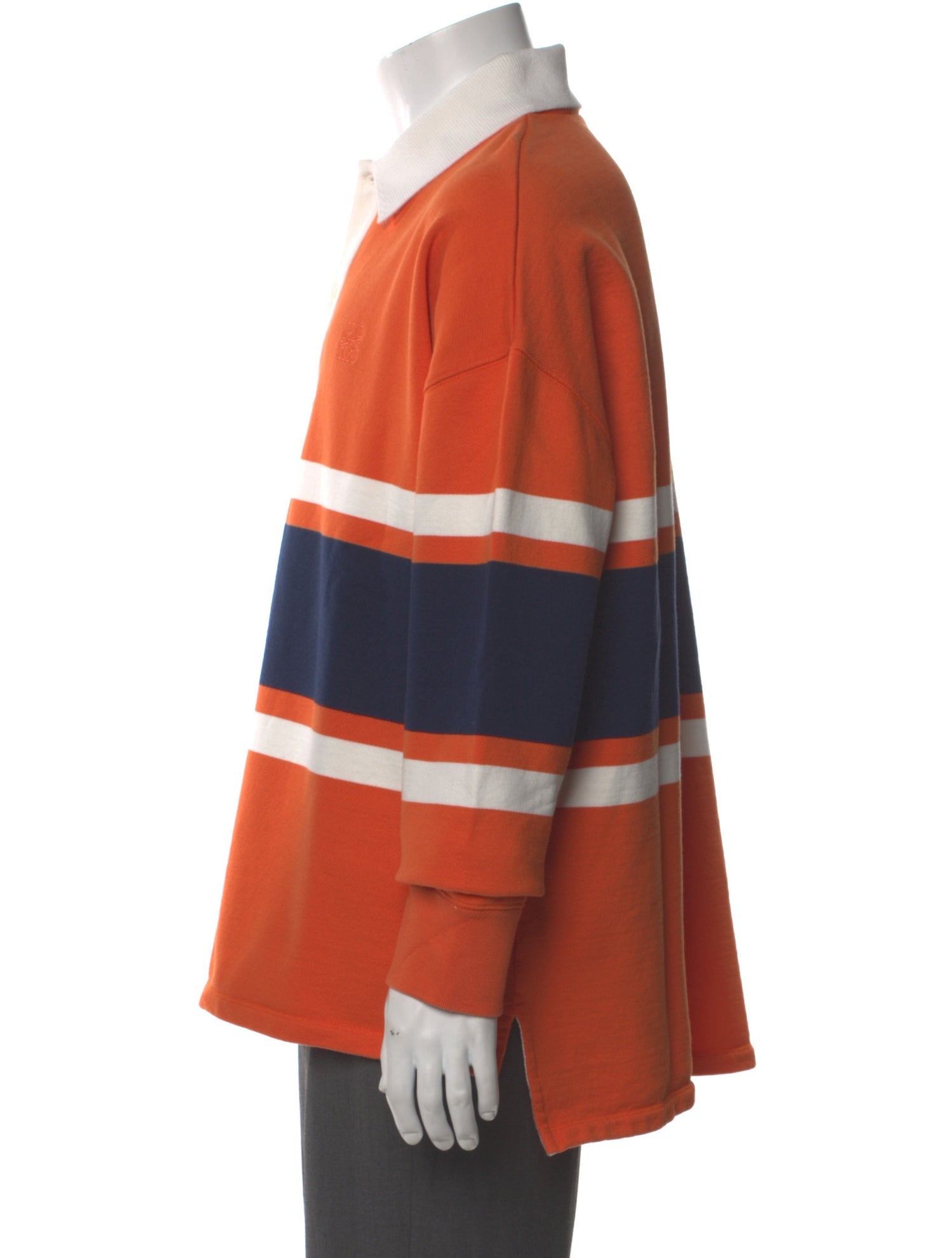 Loewe Colorblock Pattern Collar Polo Shirt w/ Tags