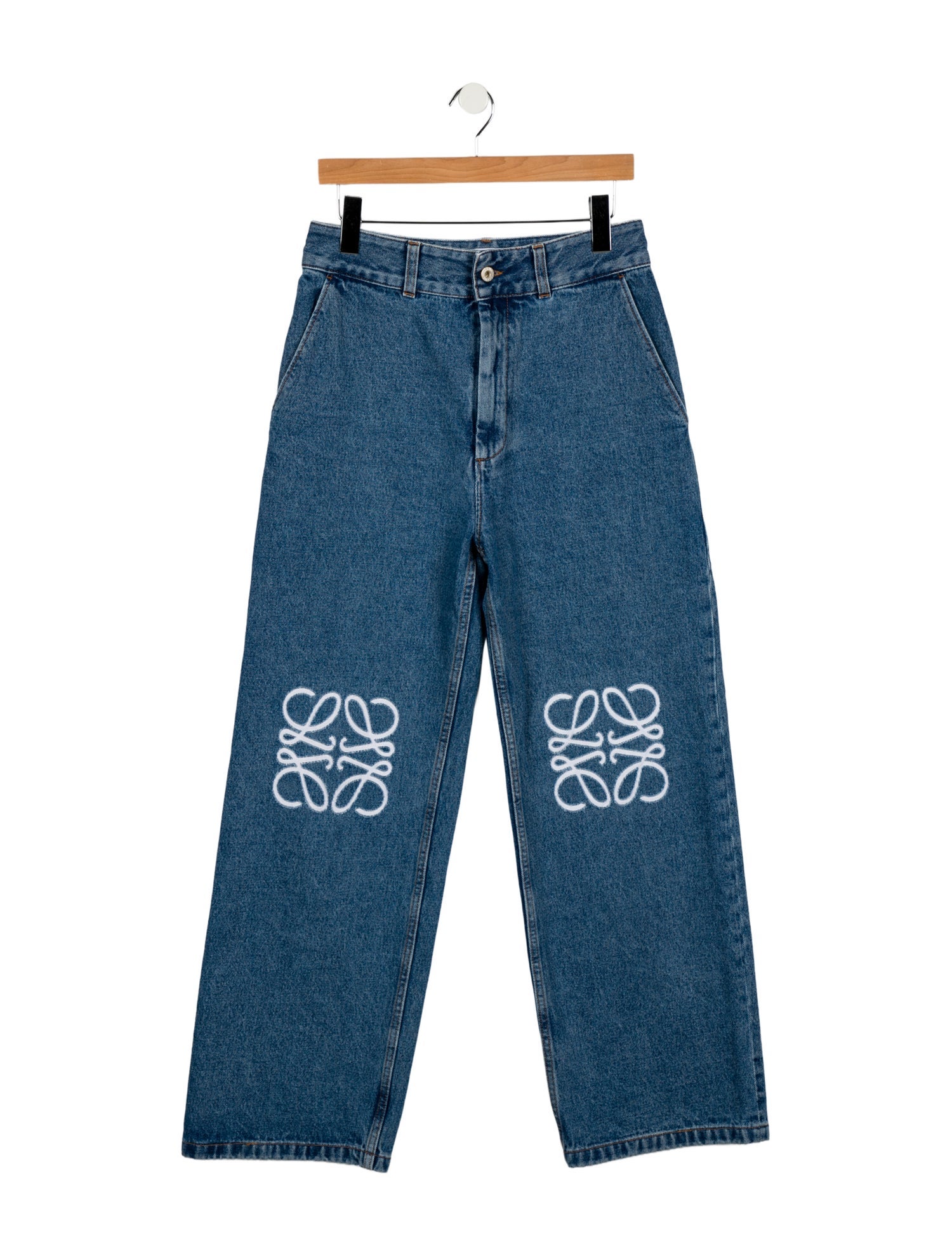 Loewe Anagram Wide Leg Jeans