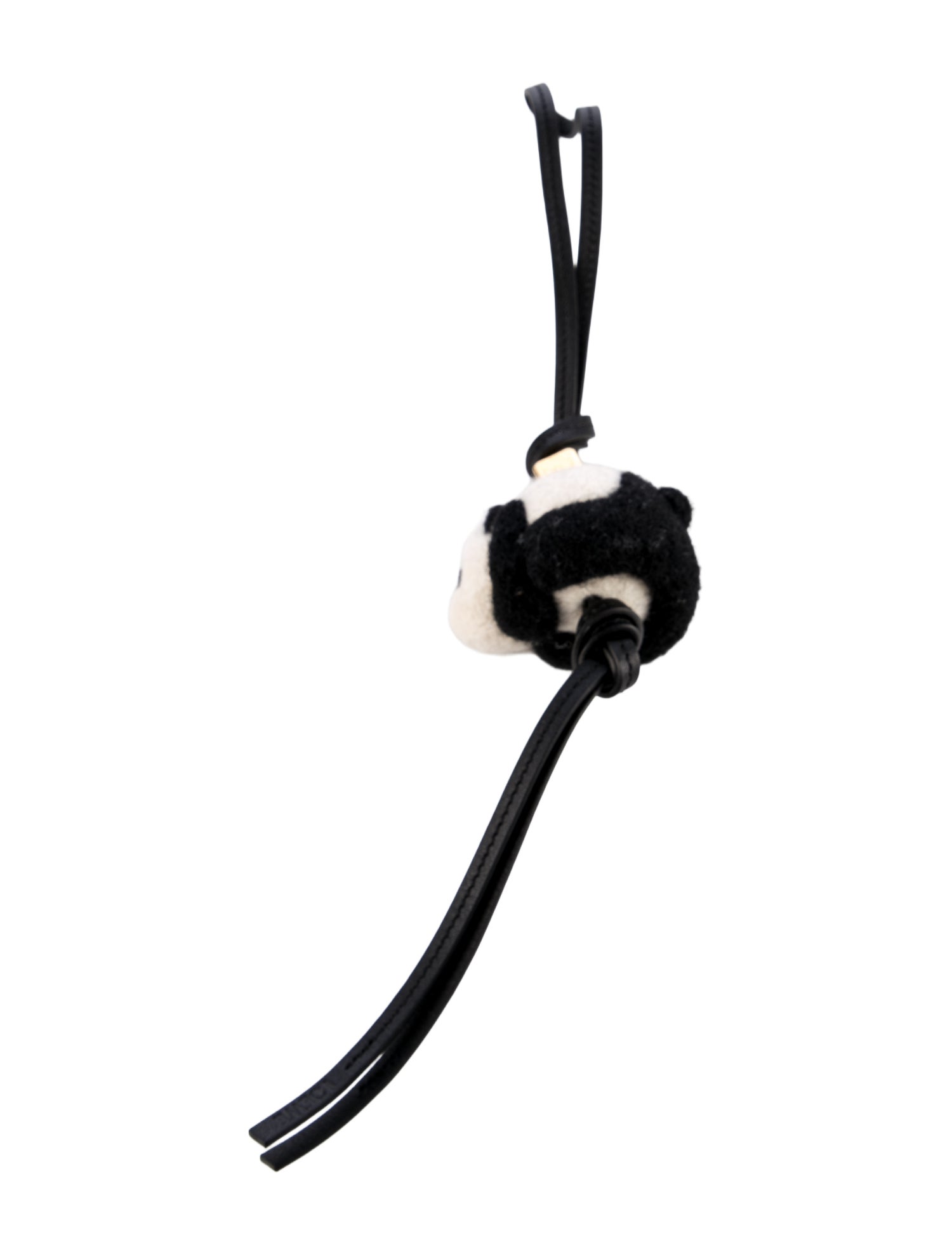 Loewe Leather and Wool Panda Bag Charm