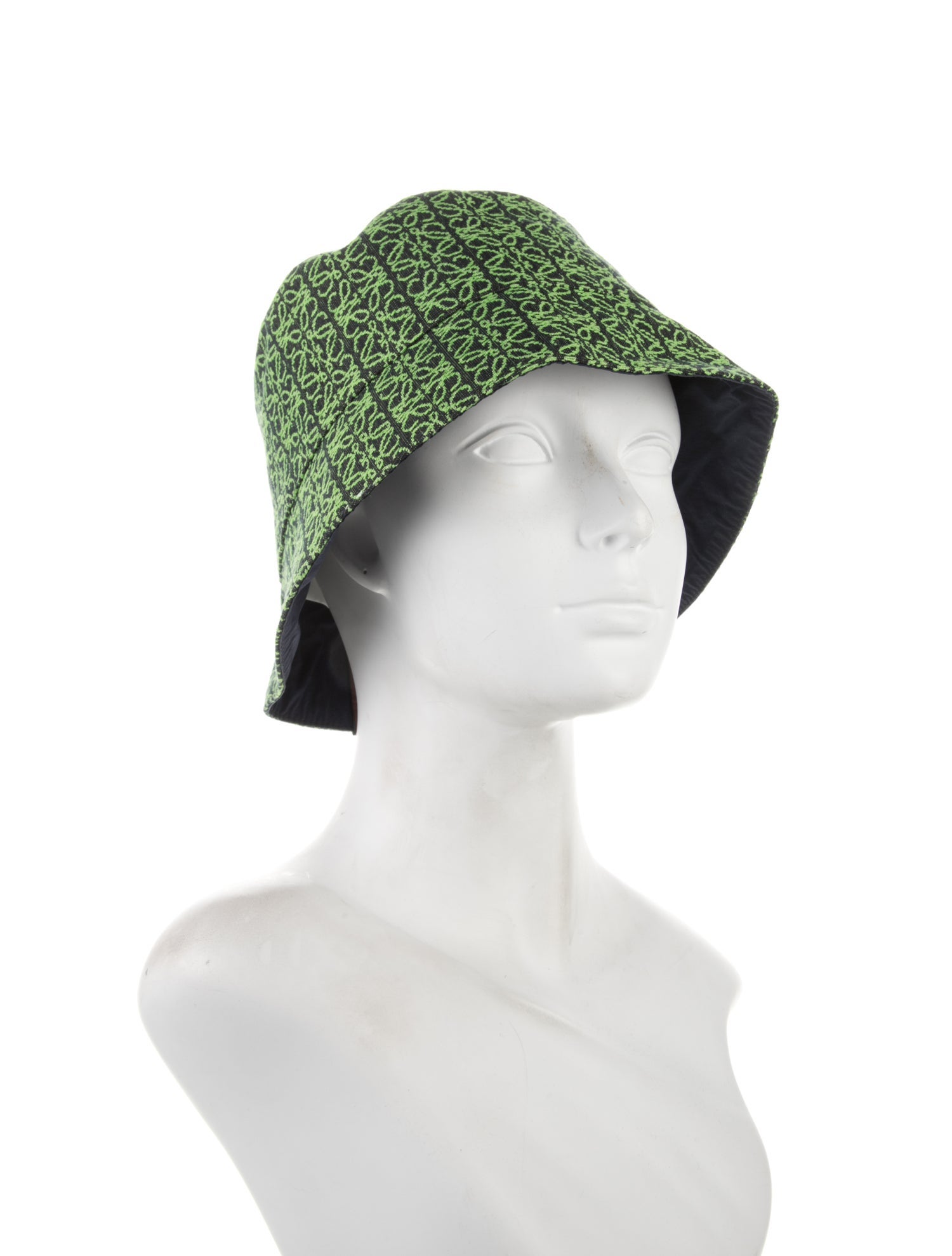 Loewe Cotton Bucket Hats w/ embroidered accents