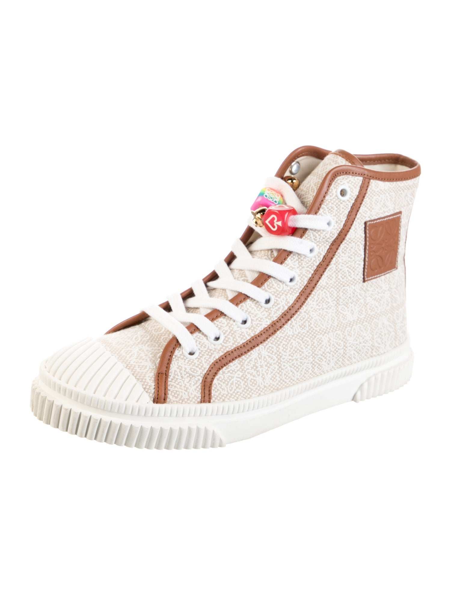 Loewe Canvas Printed Sneakers