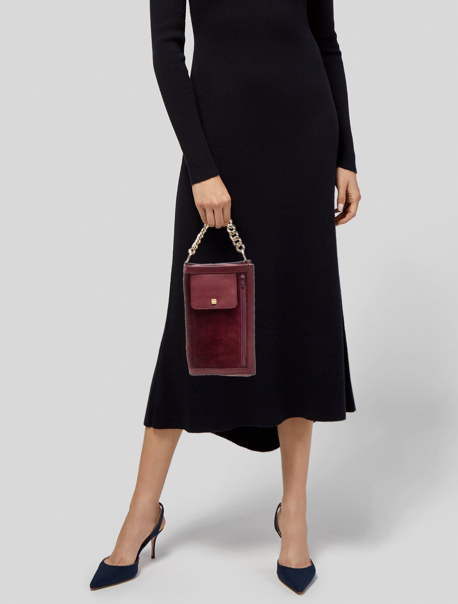 Loewe Suede Evening Bag Vintage