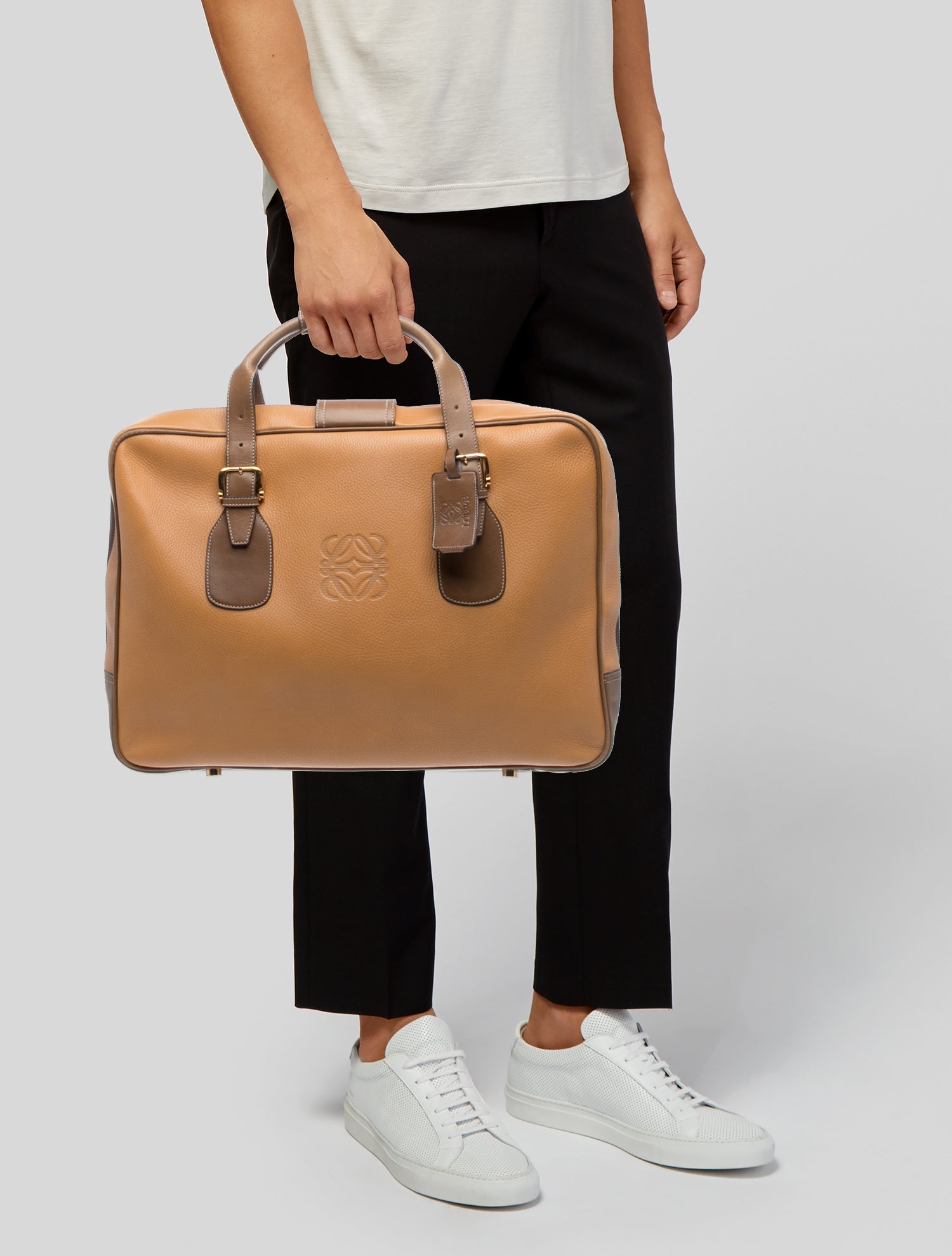 Loewe Leather Briefcase Vintage