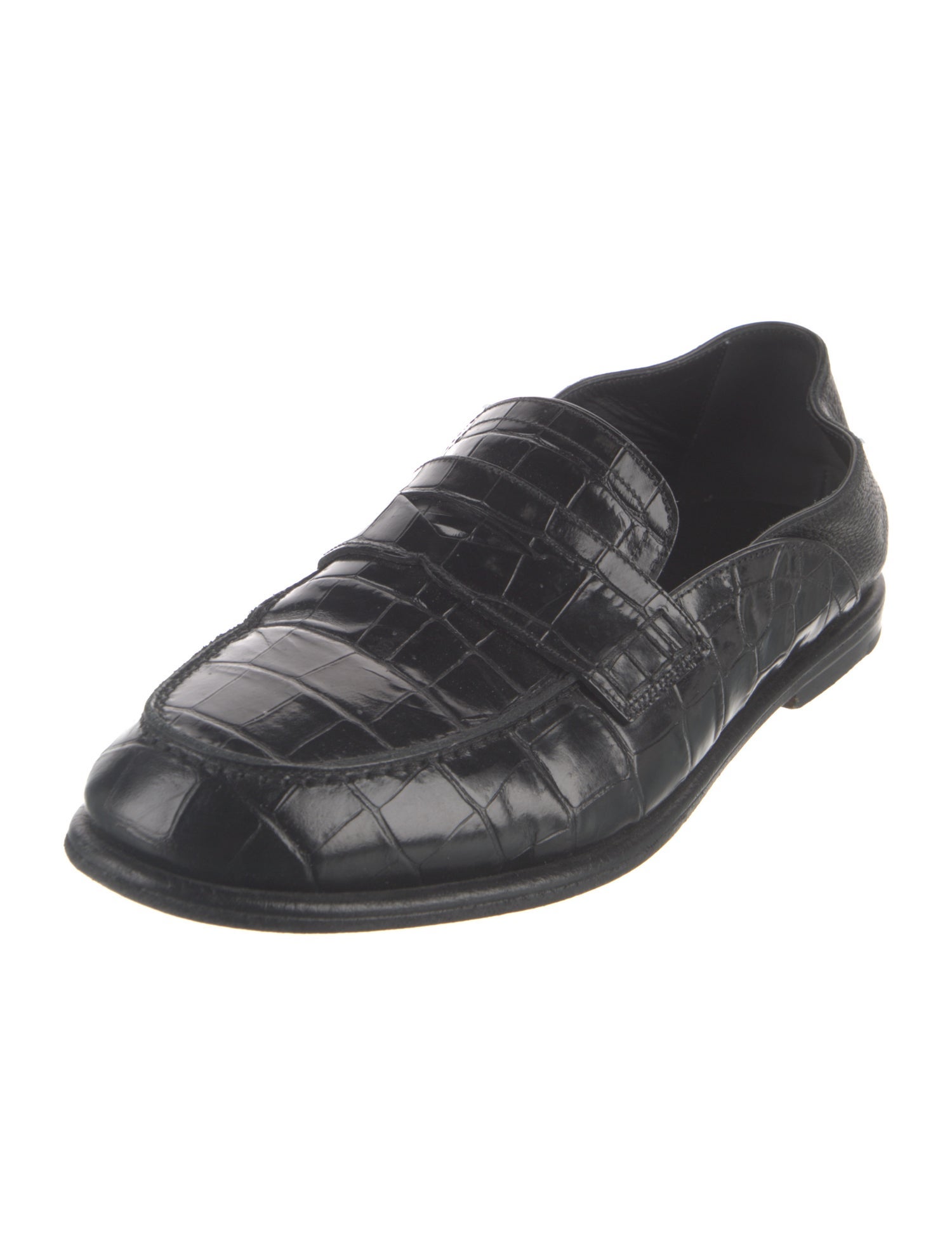 Loewe Leather Dress Loafers