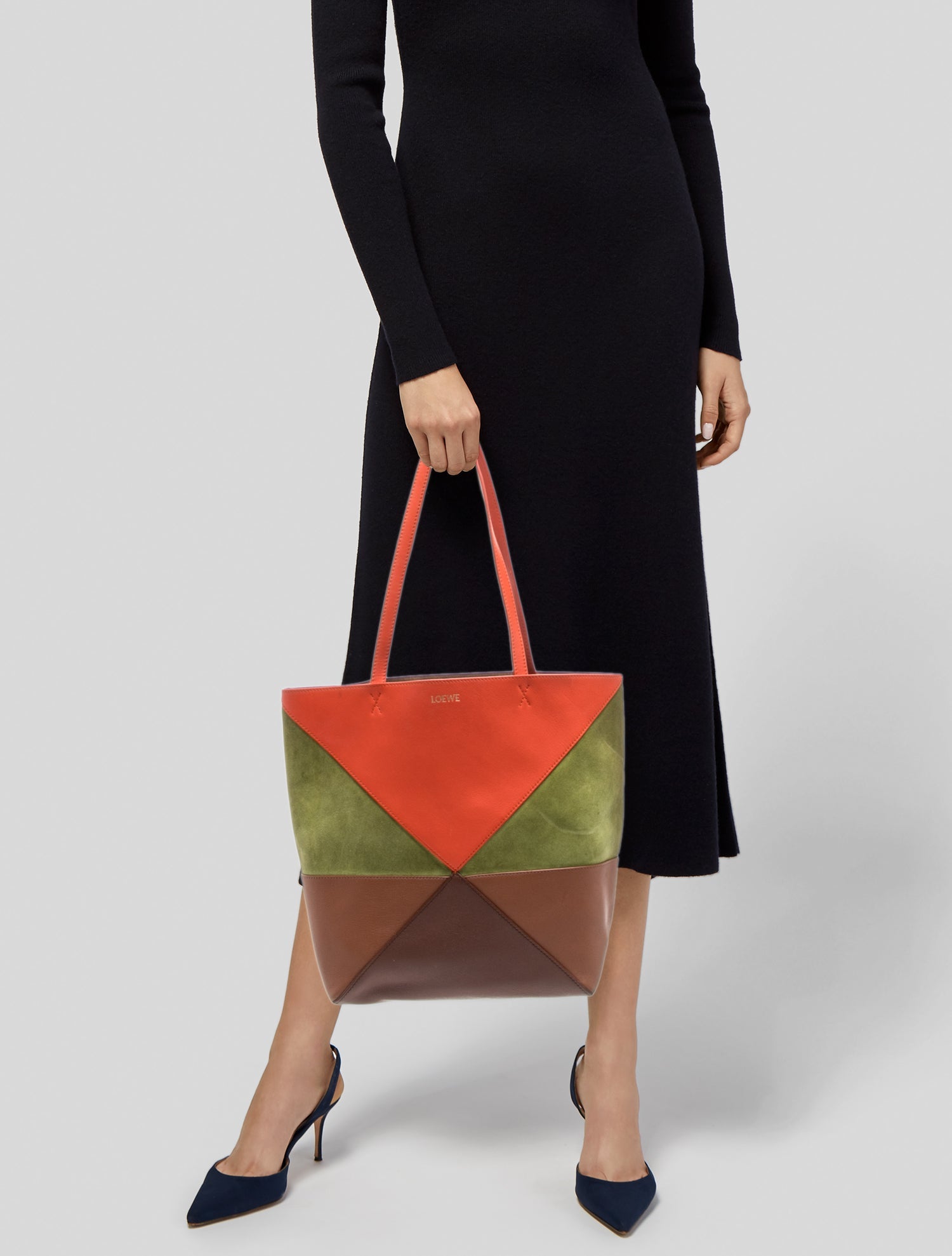 Alexander Wang Leather-Trimmed Suede Kirsten Tote - Black Totes