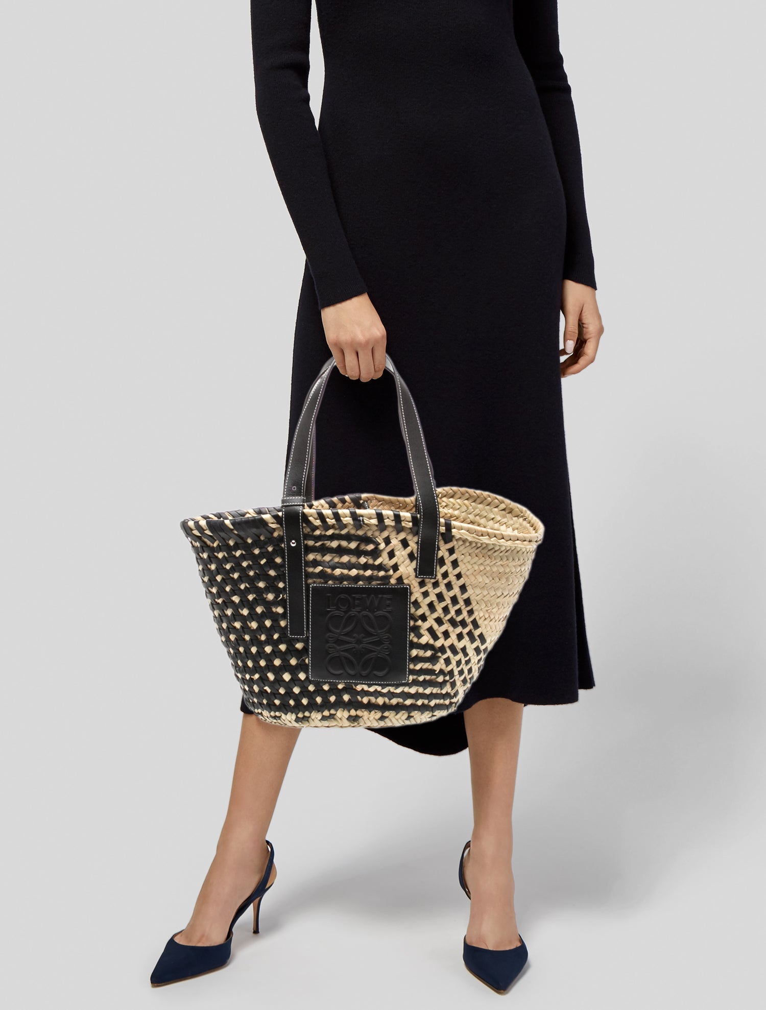 Michael Kors Christina Zimpel Leather Tote - Blue Totes, Handbags