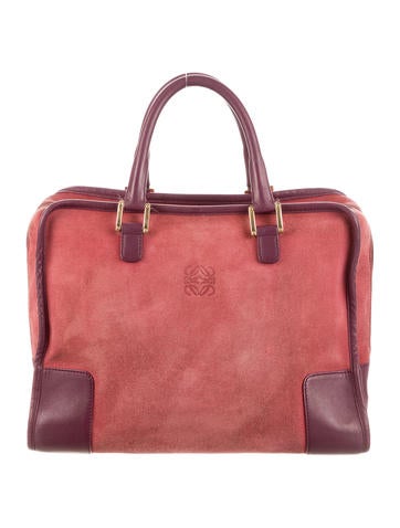 Loewe Suede & Leather Amazona Bag