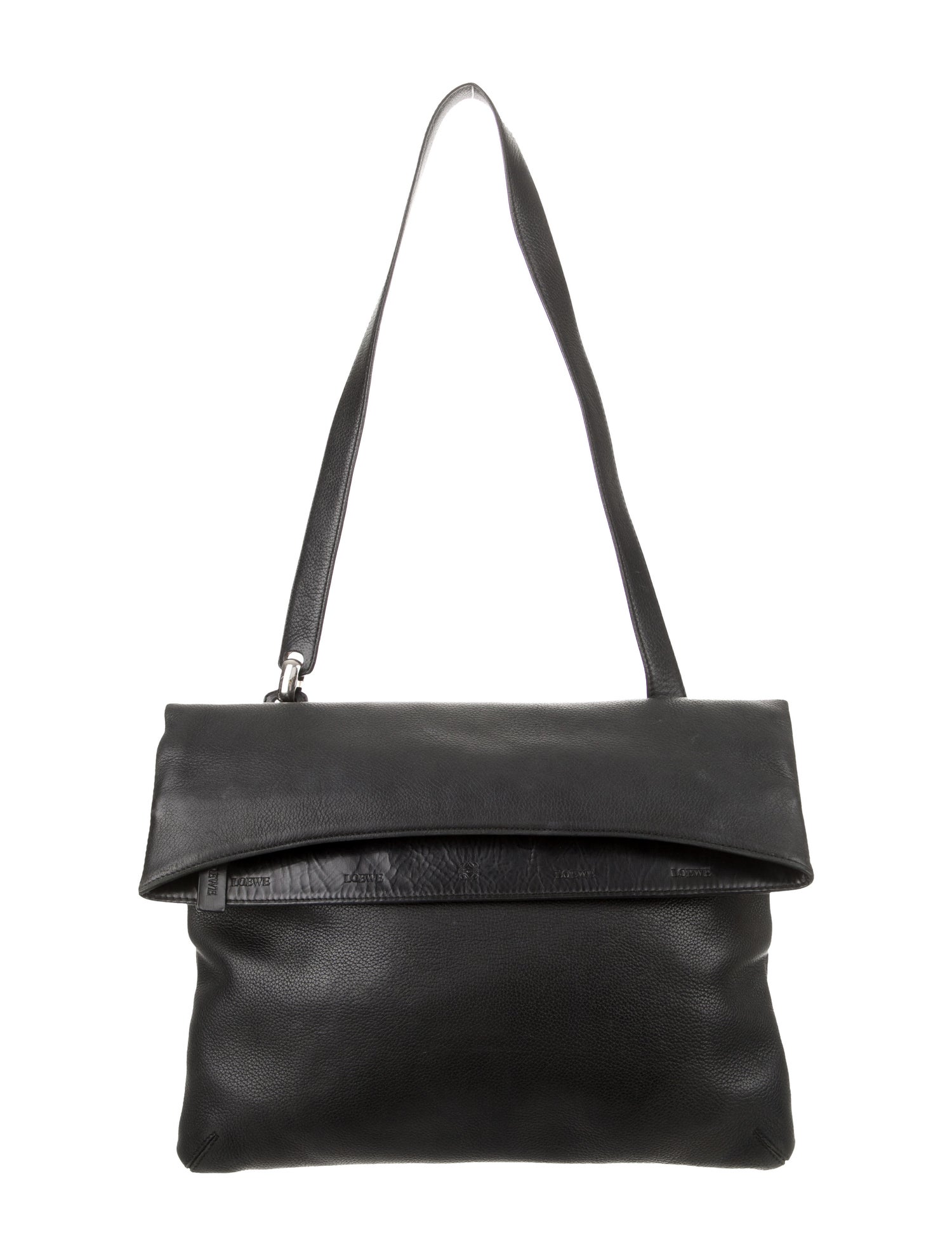 Loewe Leather Shoulder Bag Handbags LOW26582 The RealReal