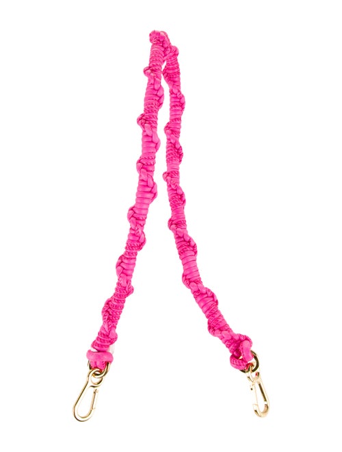 Loewe Woven Bag Strap Pink