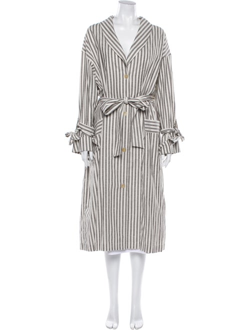 Loewe Striped Trench Coat