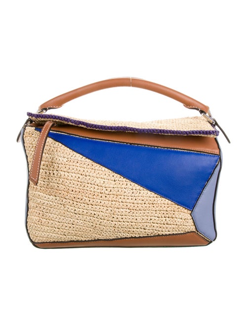 Loewe 2019 Paula Puzzle Bag Silver