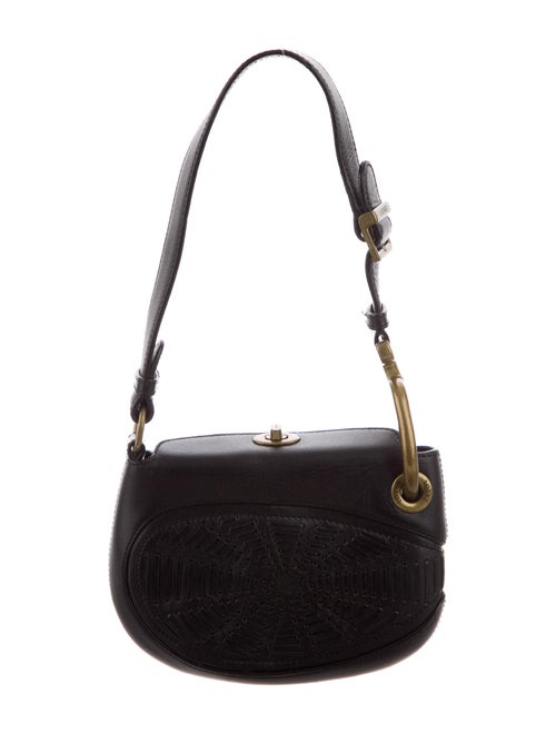 Loewe Leather Shoulder Bag Black