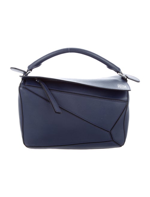 Loewe Medium Puzzle Bag Blue