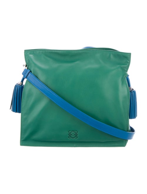 Loewe Flamenco Tassel 30 Bag Green