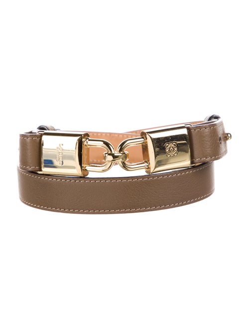Loewe Leather Belt Brown